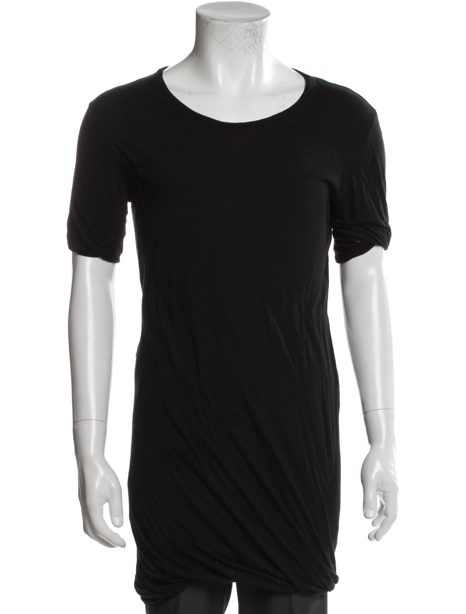 Rick Owens Scoop Neck Short Sleeve T-Shirt