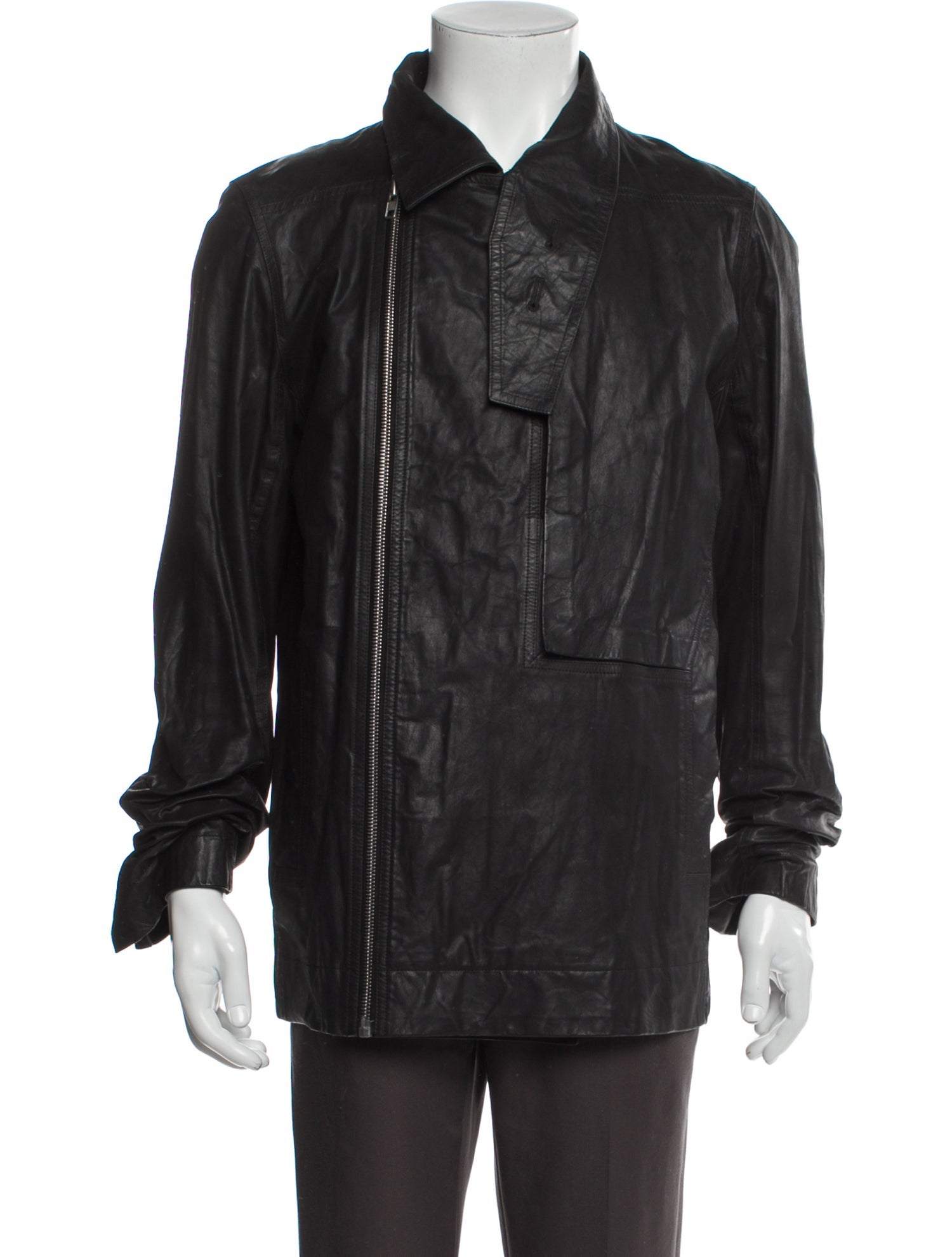 Rick Owens Calf Leather Jacket