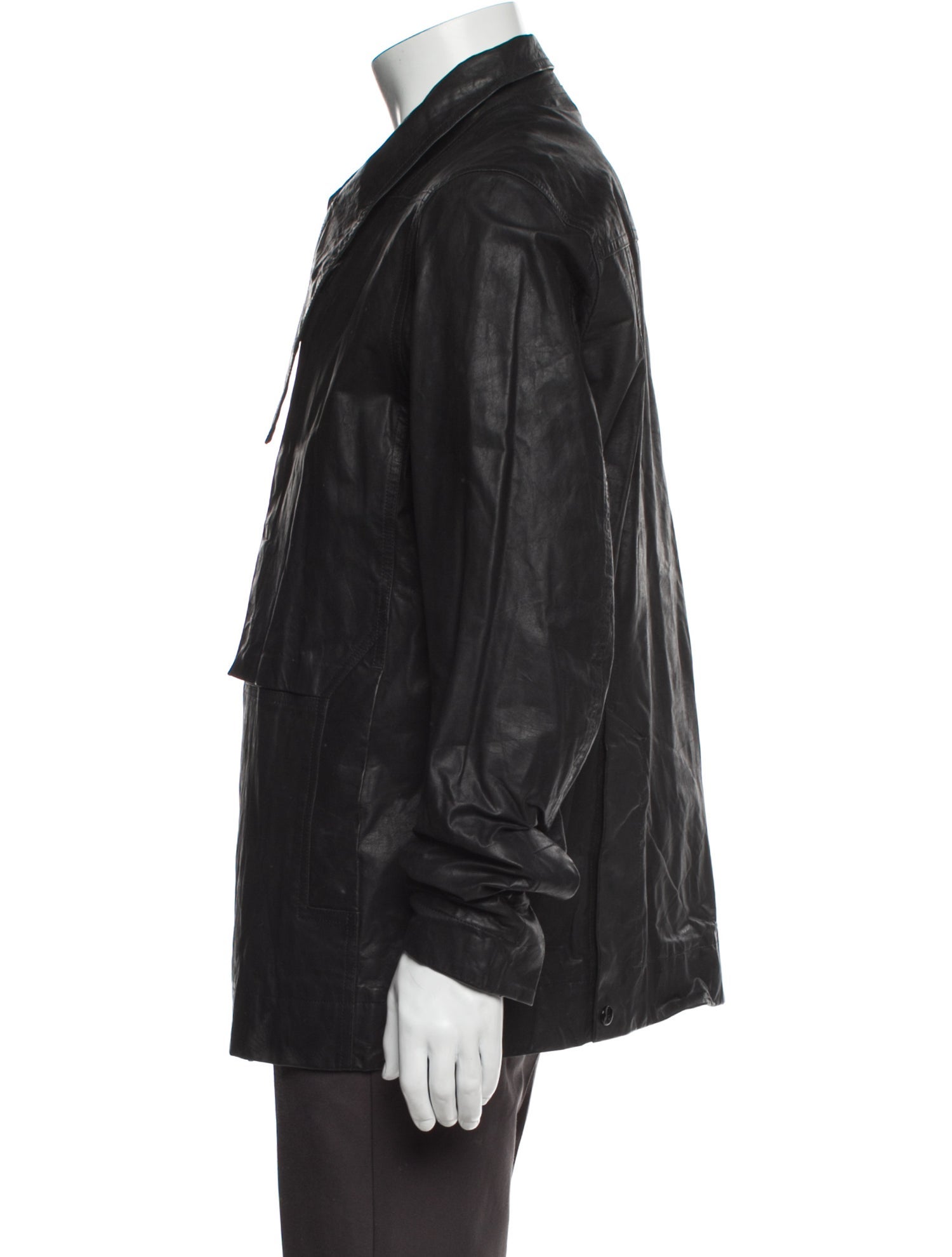 Rick Owens Calf Leather Jacket