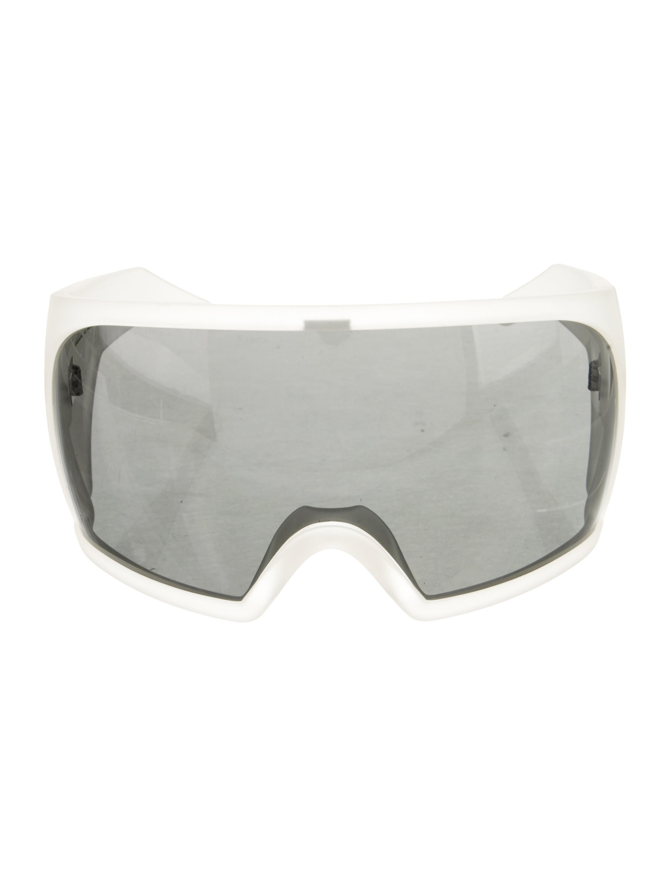 Rick Owens Shield Mirrored Sunglasses