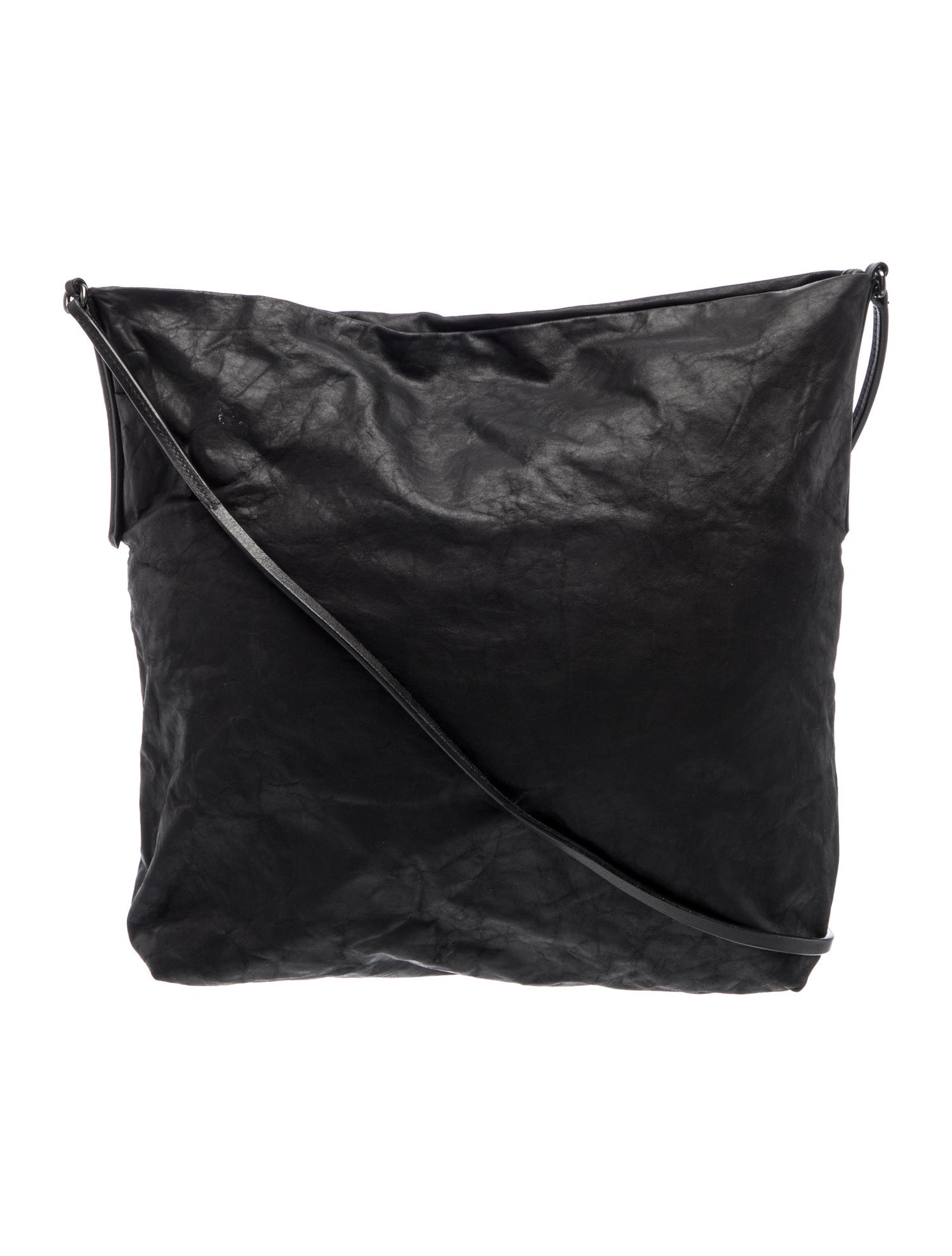 Rick Owens Leather Messenger Bag