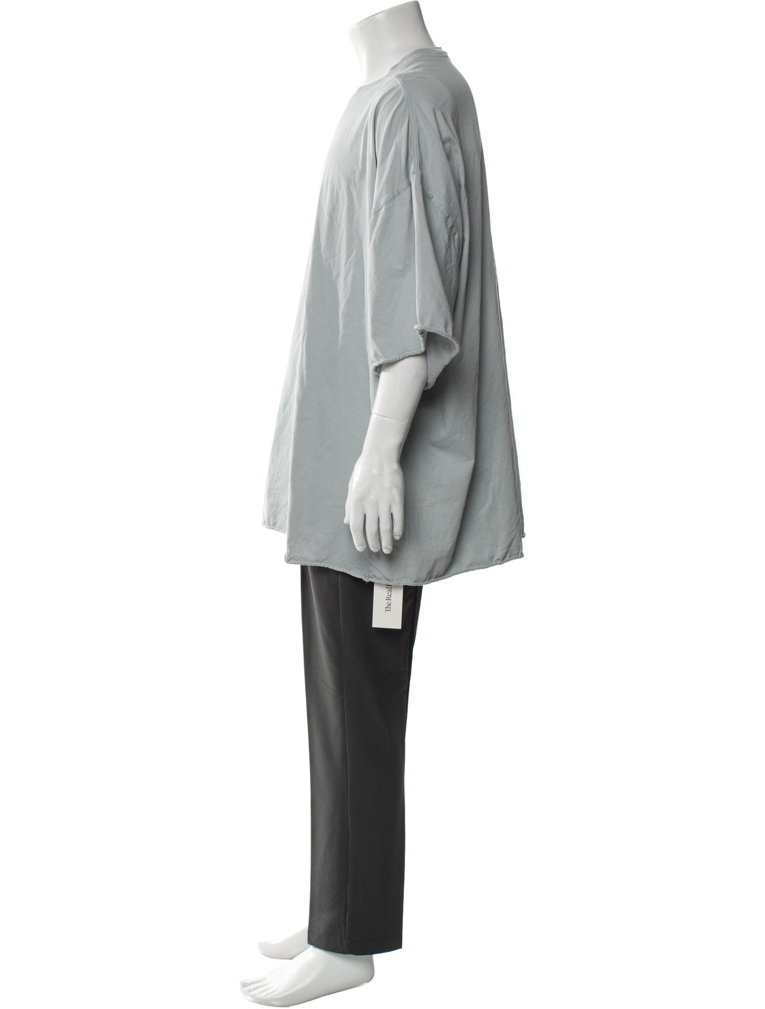 Rick Owens Crew Neck Three-Quarter Sleeve T-Shirt