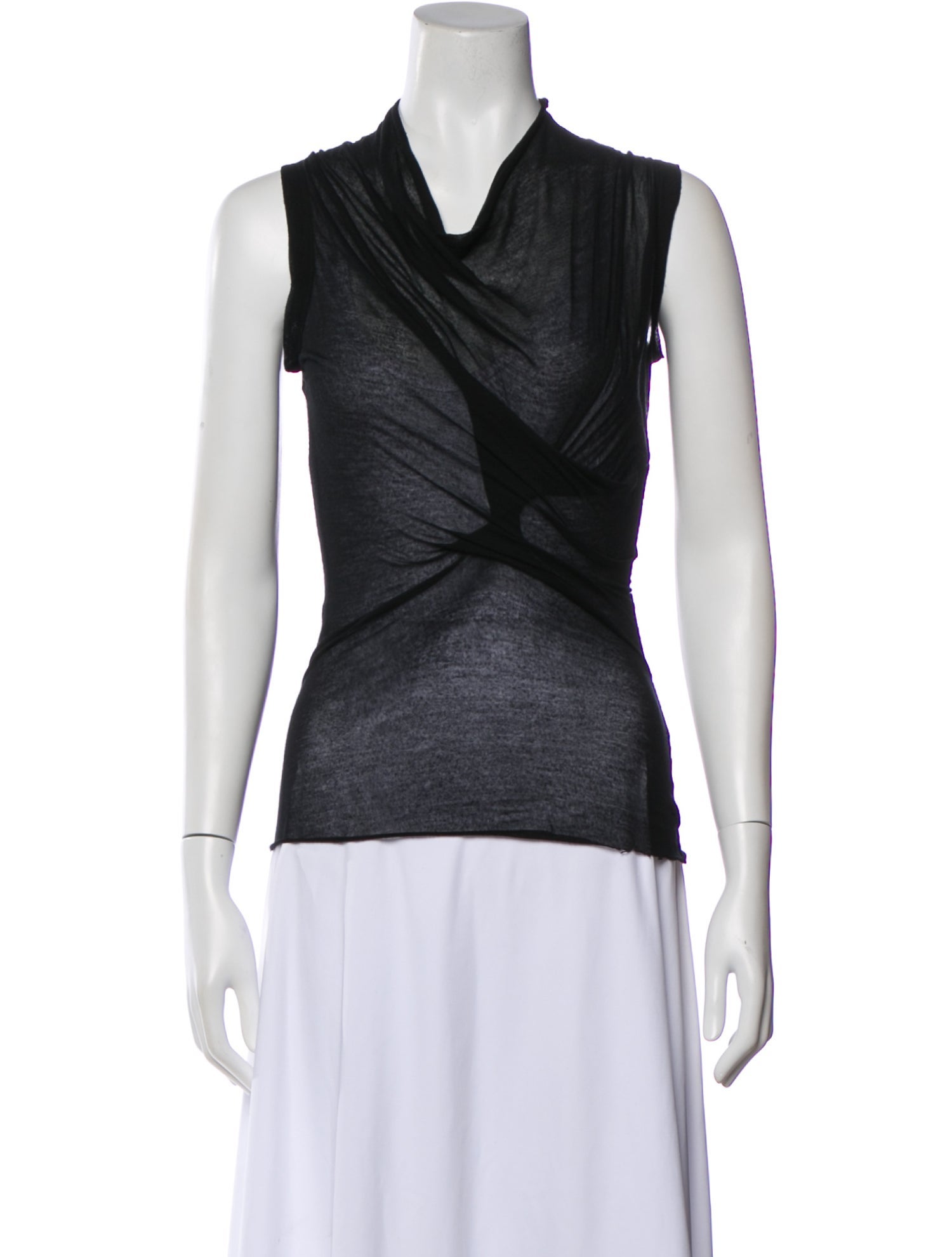 Rick Owens Lilies Vintage Cowl Neck Top