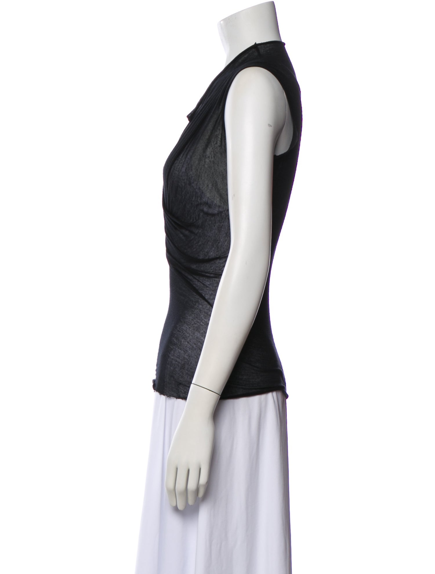 Rick Owens Lilies Vintage Cowl Neck Top