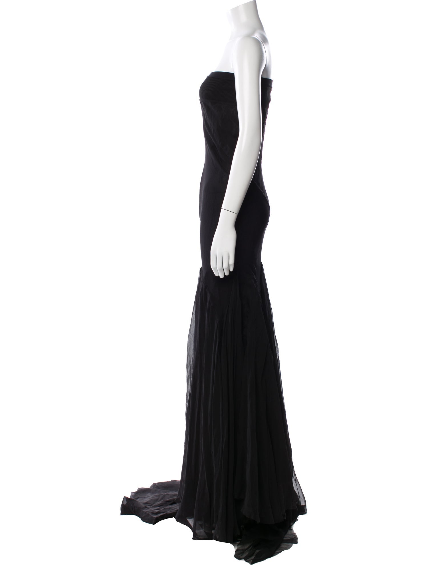Rick Owens Silk Long Dress