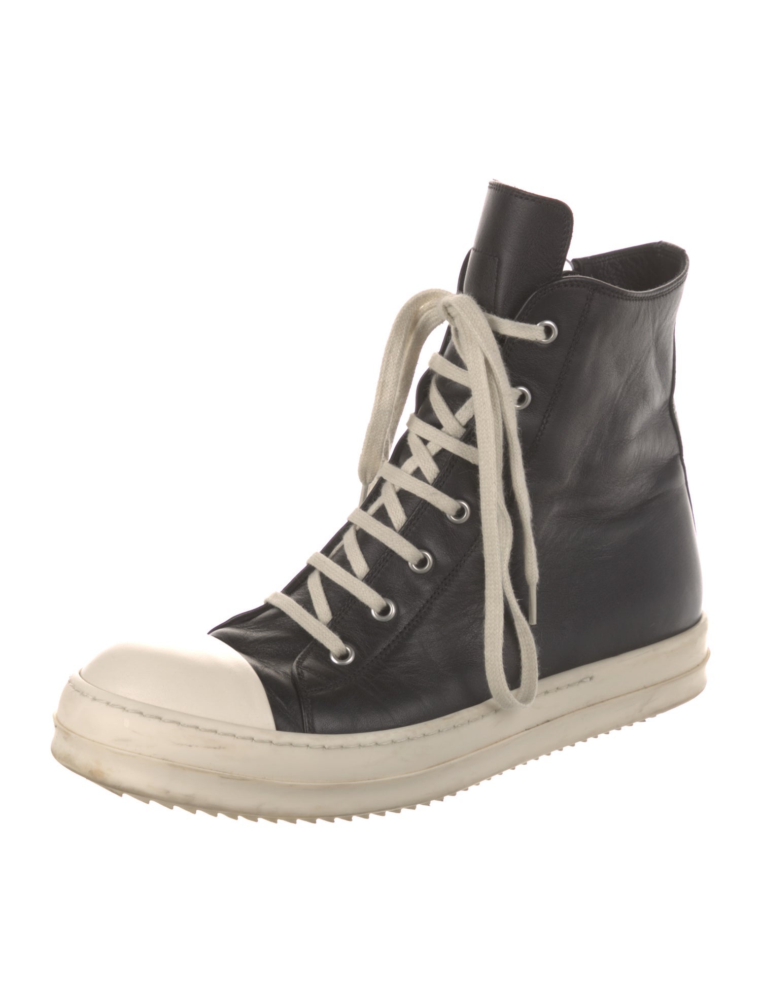 Rick Owens Leather Sneakers