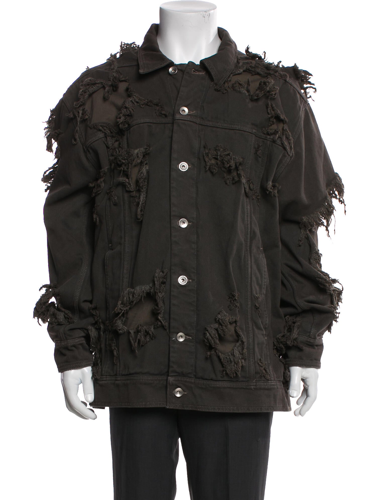 Rick Owens Graphic Print Utility Jacket