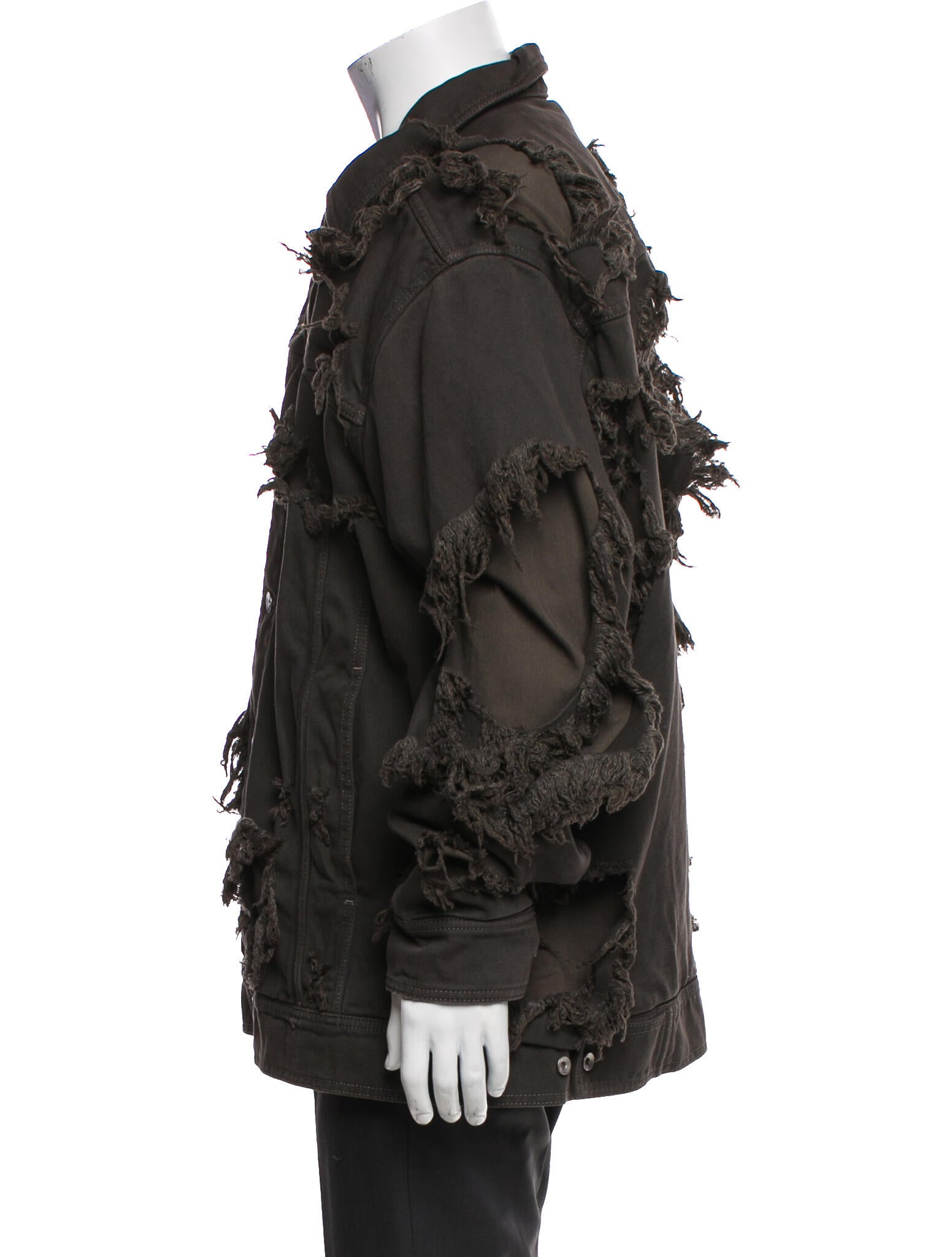 Rick Owens Graphic Print Utility Jacket