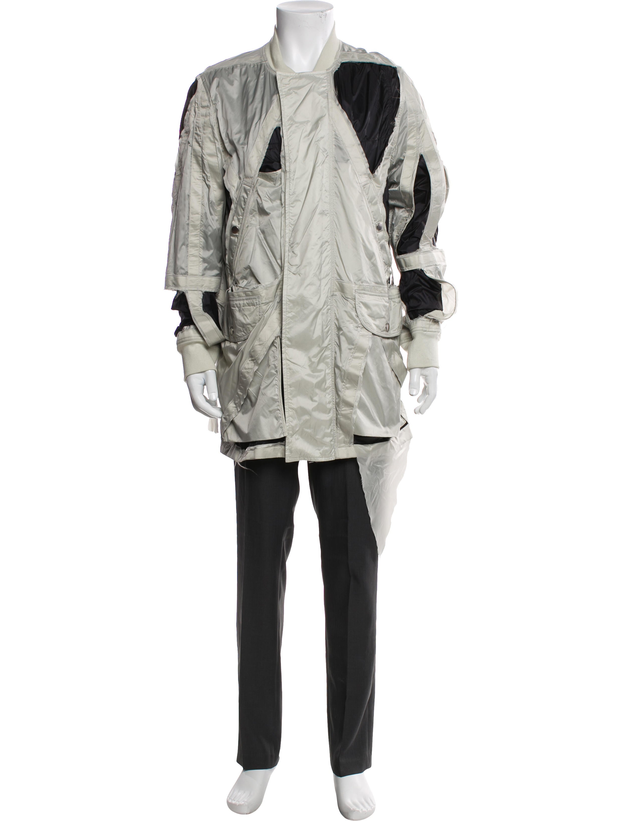 Rick Owens Colorblock Pattern Parka w/ Tags