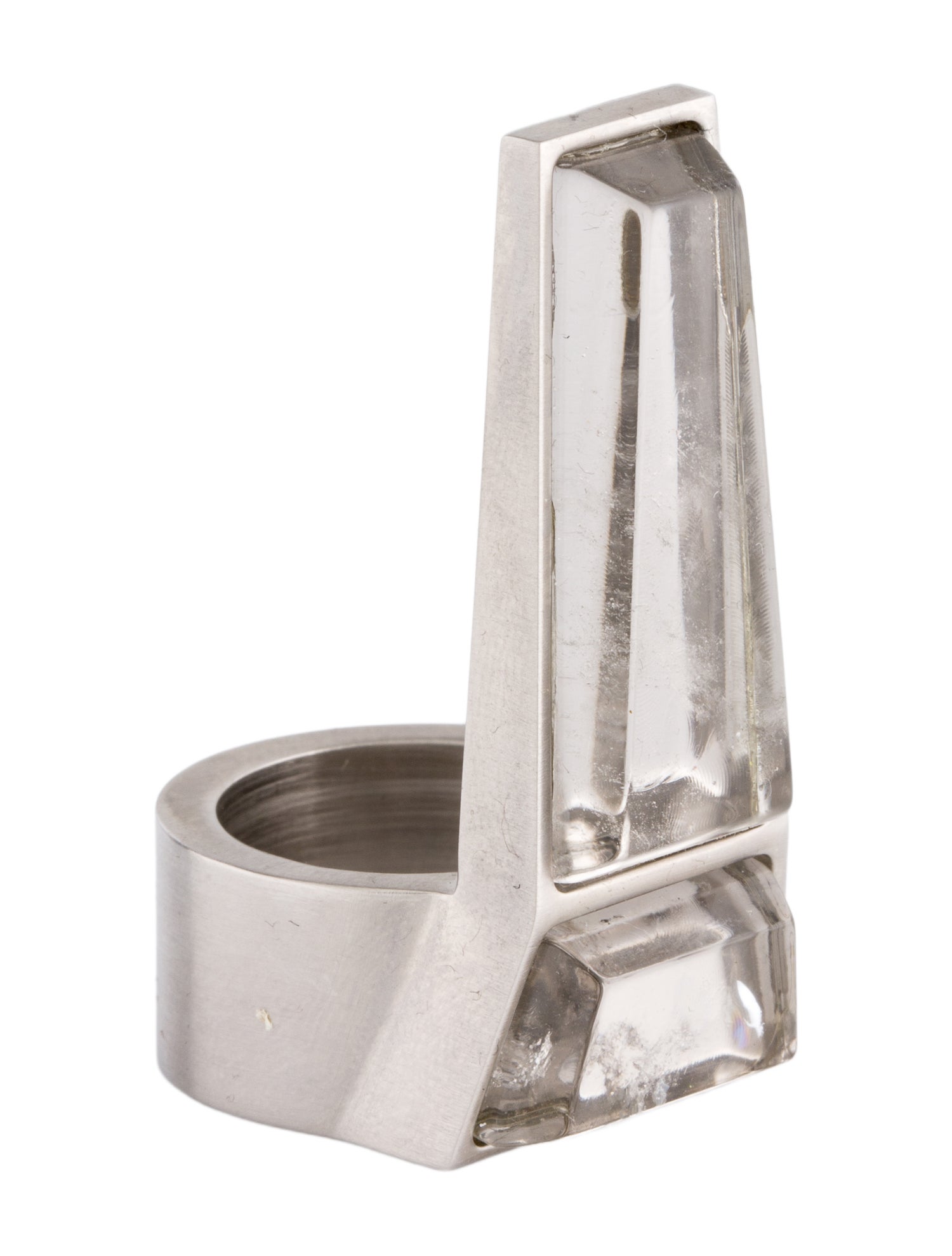 Rick Owens Crystal Trunk Ring