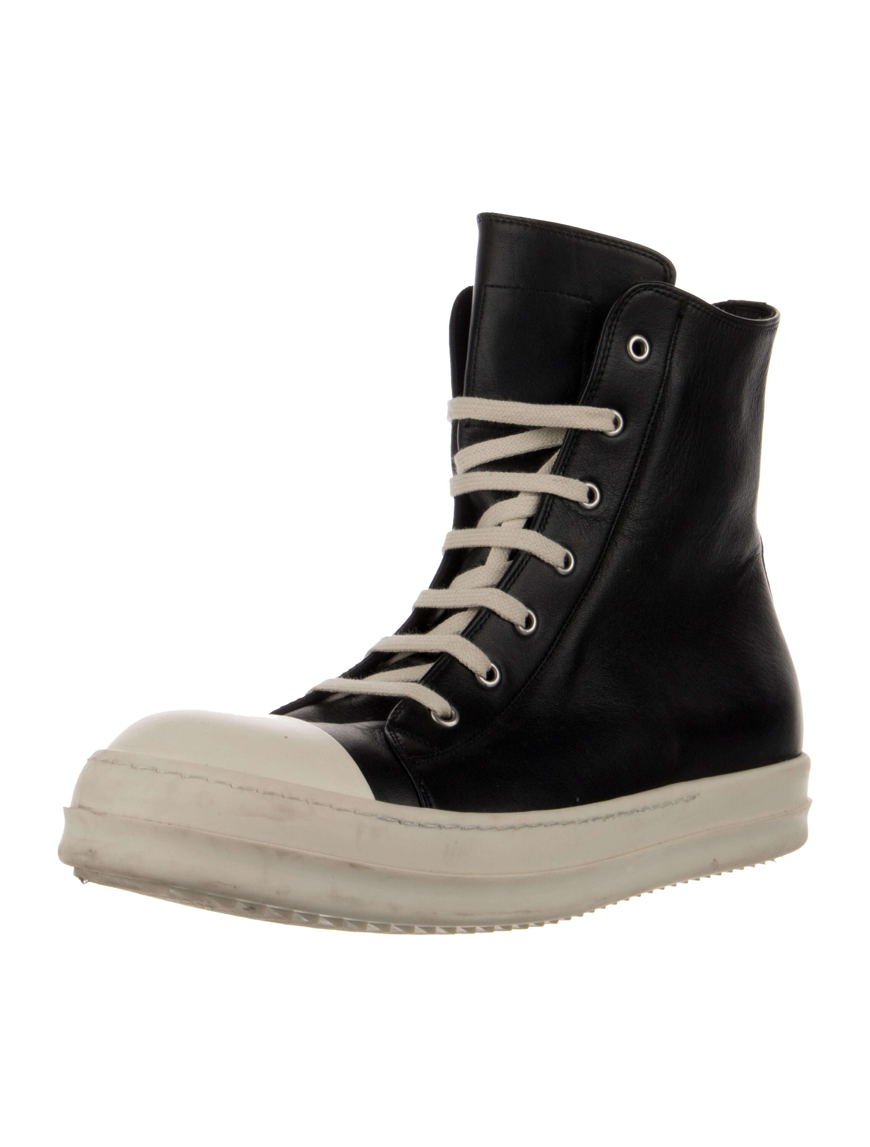 Rick Owens Leather Boots