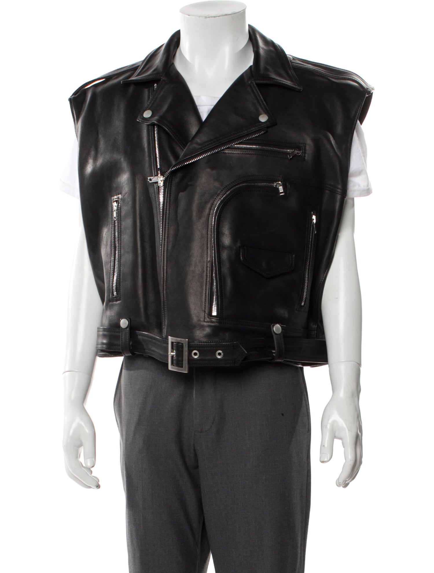 Rick Owens Leather Moto Jacket