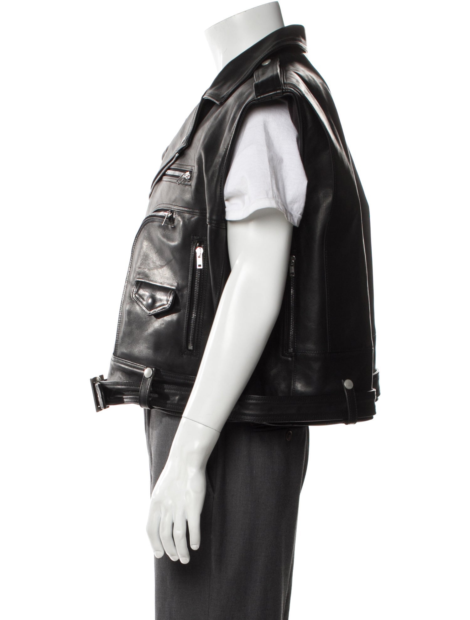 Rick Owens Leather Moto Jacket