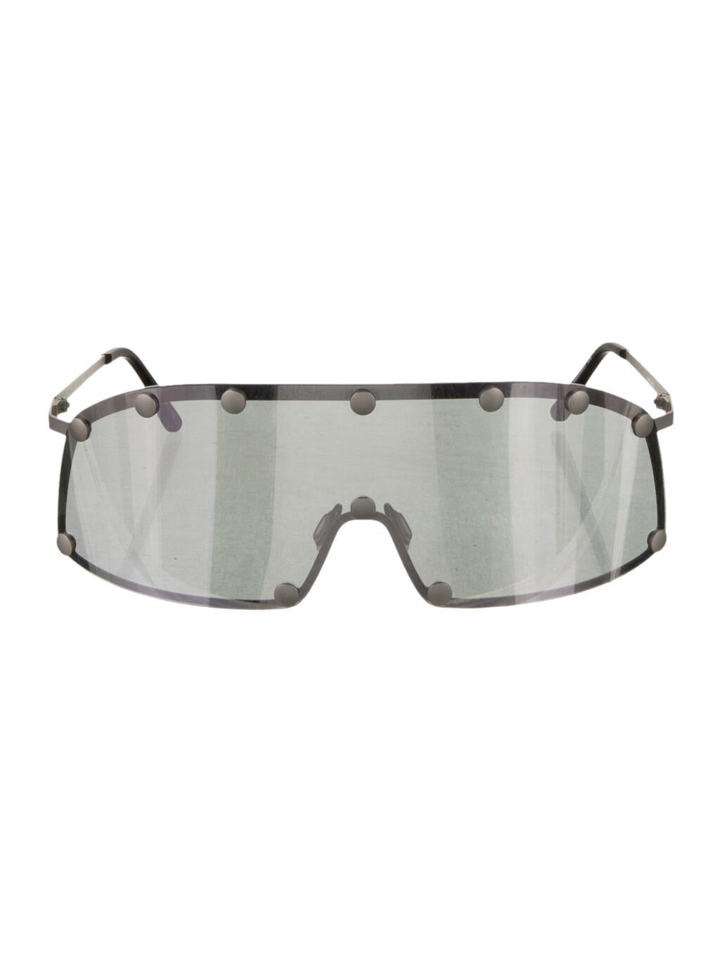 Rick Owens Shield Mirrored Sunglasses