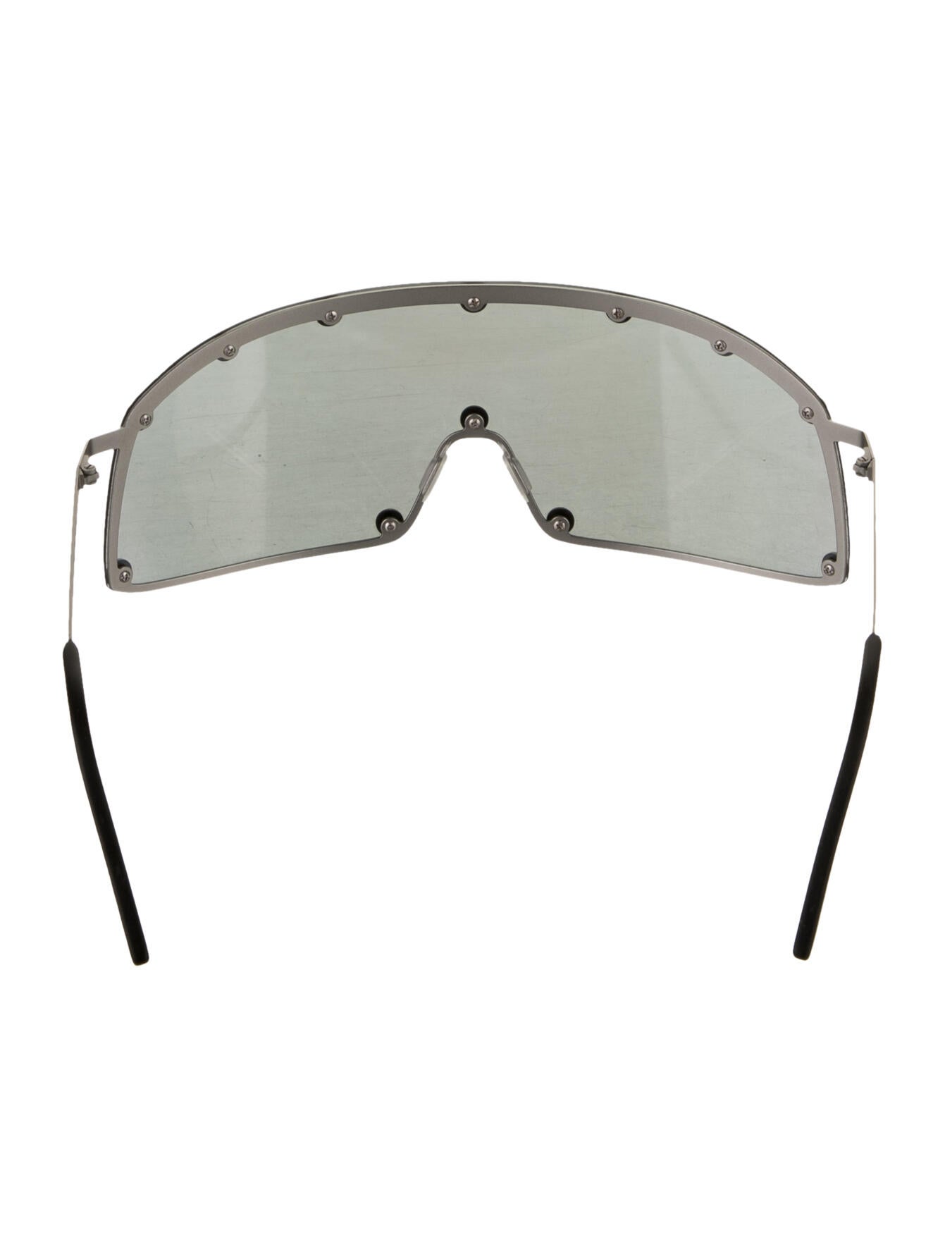 Rick Owens Shield Mirrored Sunglasses