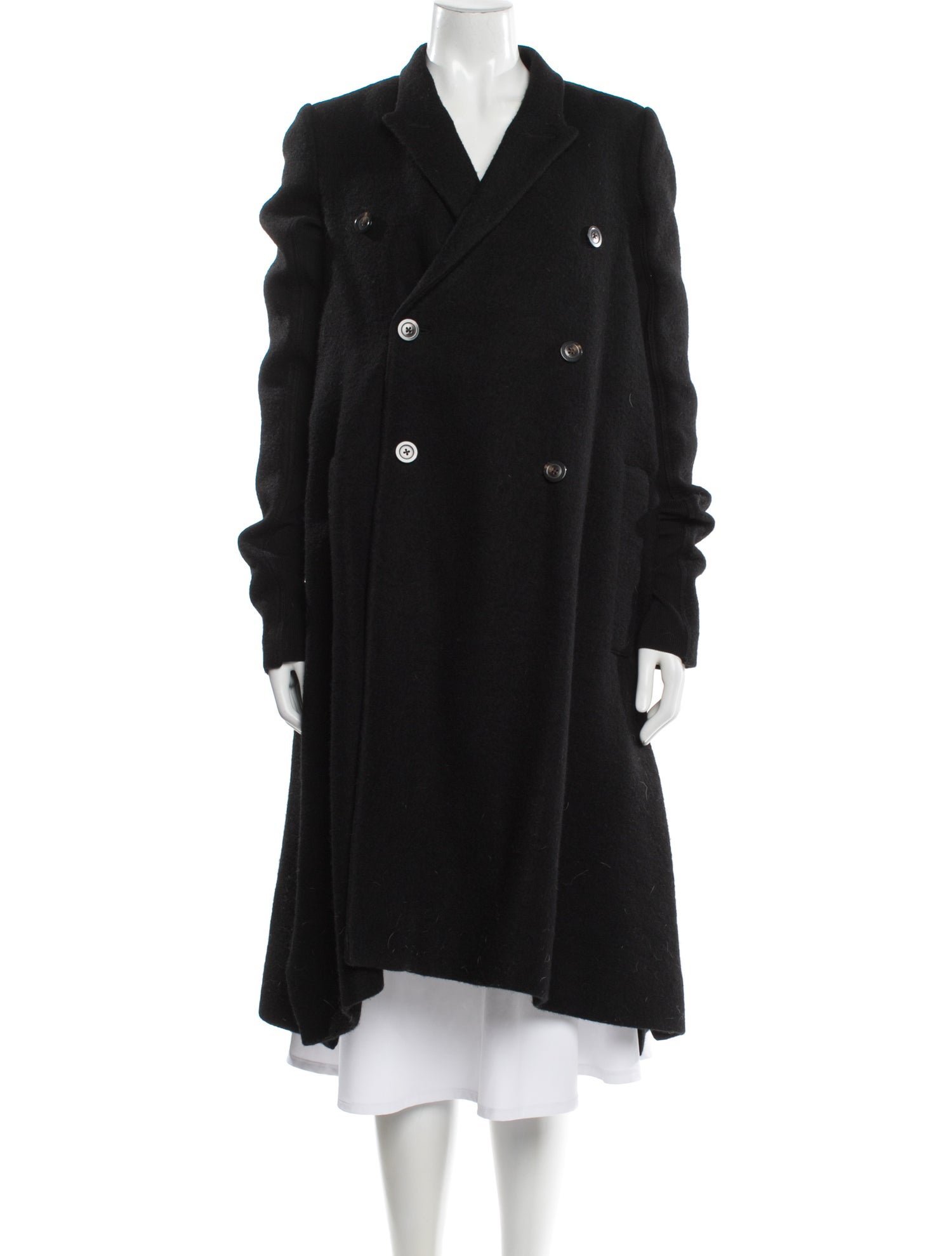 Rick Owens 'Sisyphus' JMF Faun Virgin Wool Coat w/ Tags