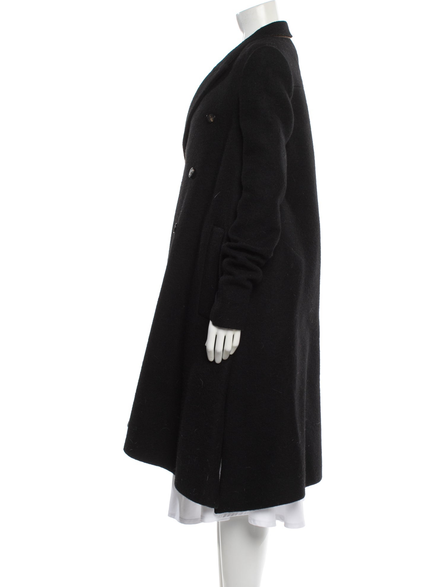 Rick Owens 'Sisyphus' JMF Faun Virgin Wool Coat w/ Tags
