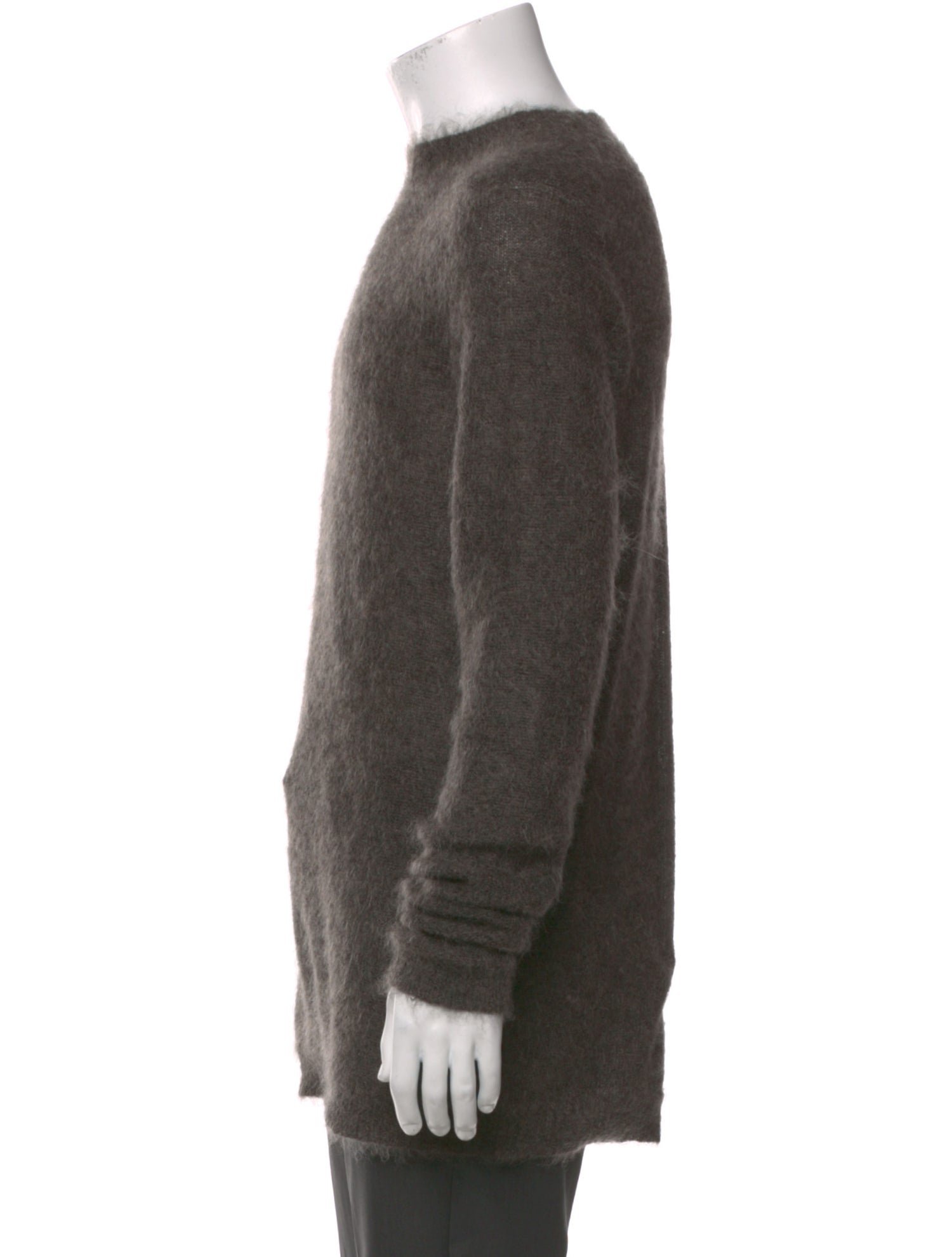 Rick Owens Mohair Crew Neck Pullover