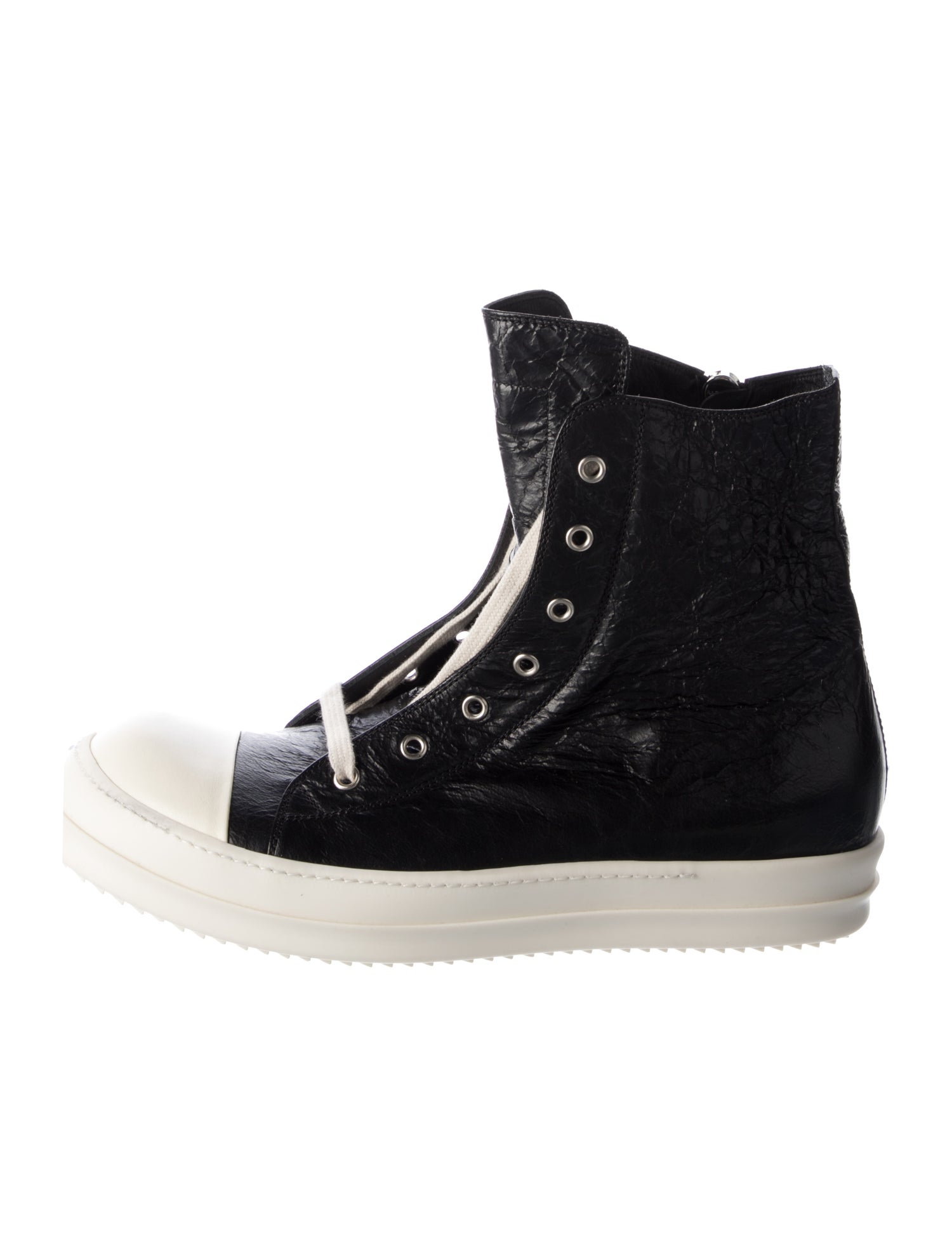 Rick Owens Leather Sneakers