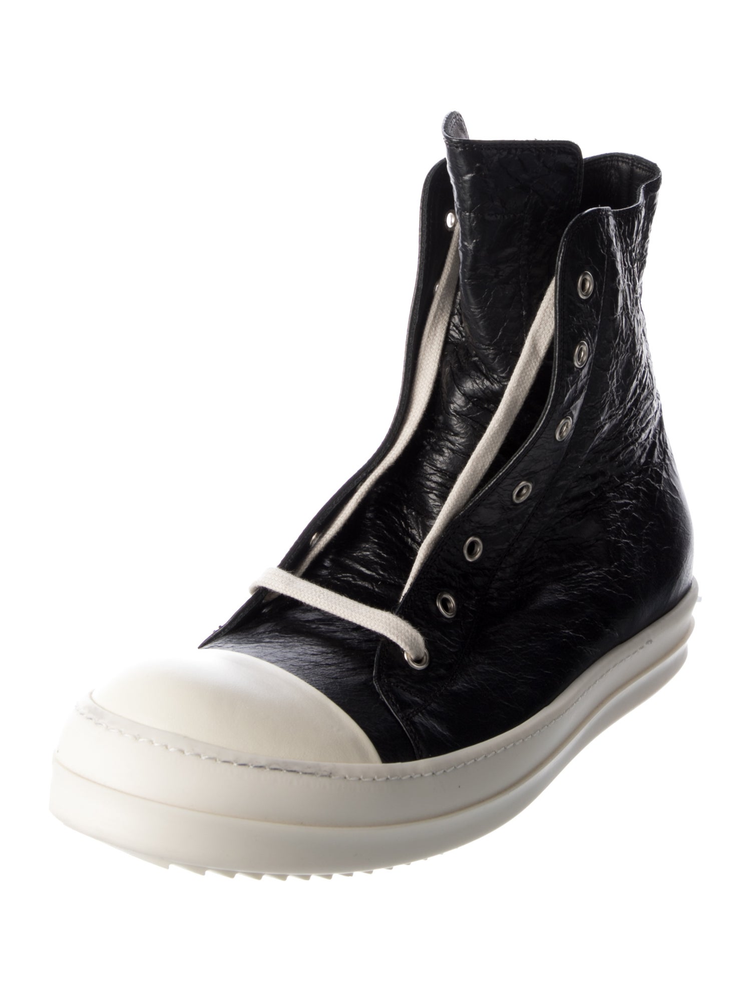 Rick Owens Leather Sneakers