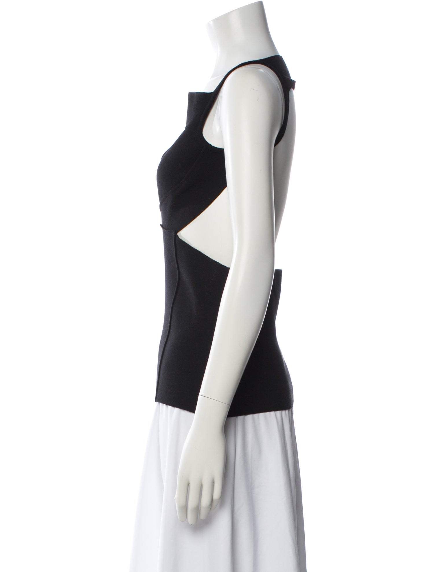 Rick Owens V-Neck Sleeveless Top