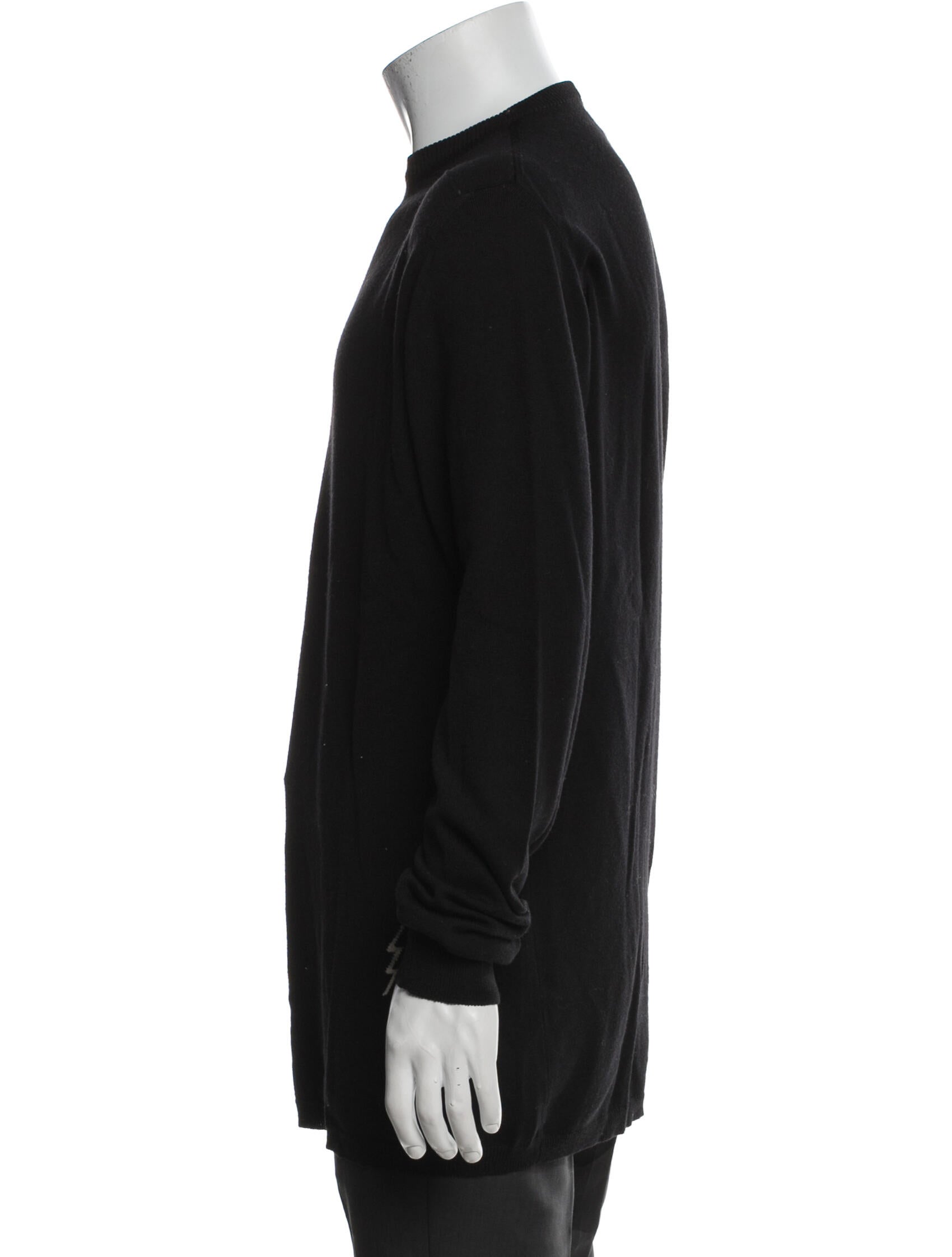Rick Owens Wool Crew Neck Pullover