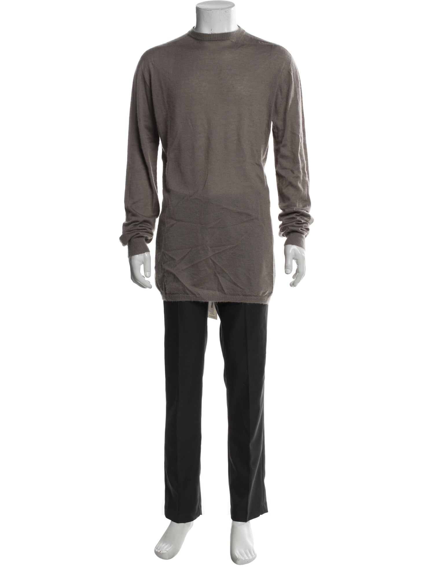 Rick Owens Cashmere Mock Neck Pullover