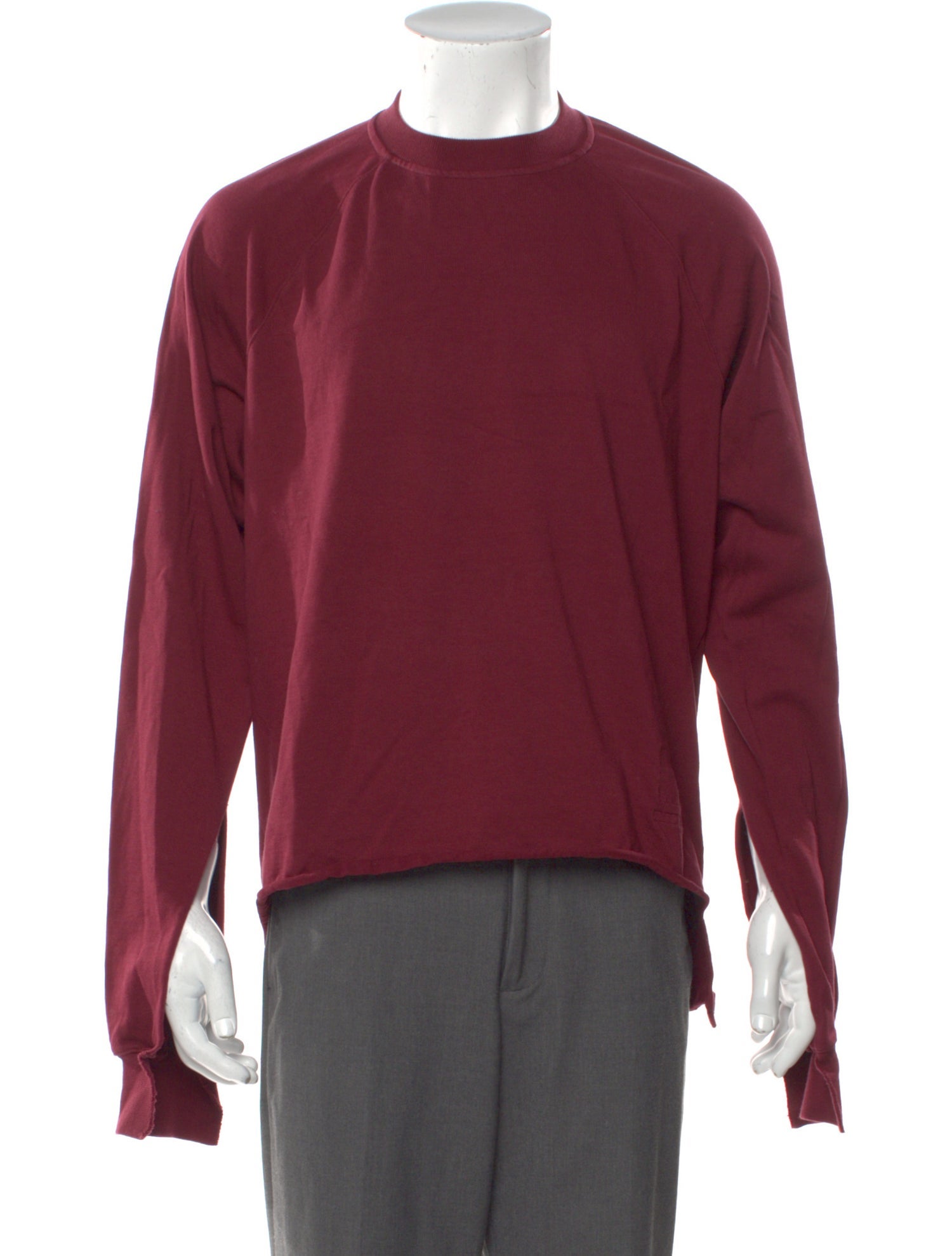 Rick Owens Crew Neck Long Sleeve Pullover