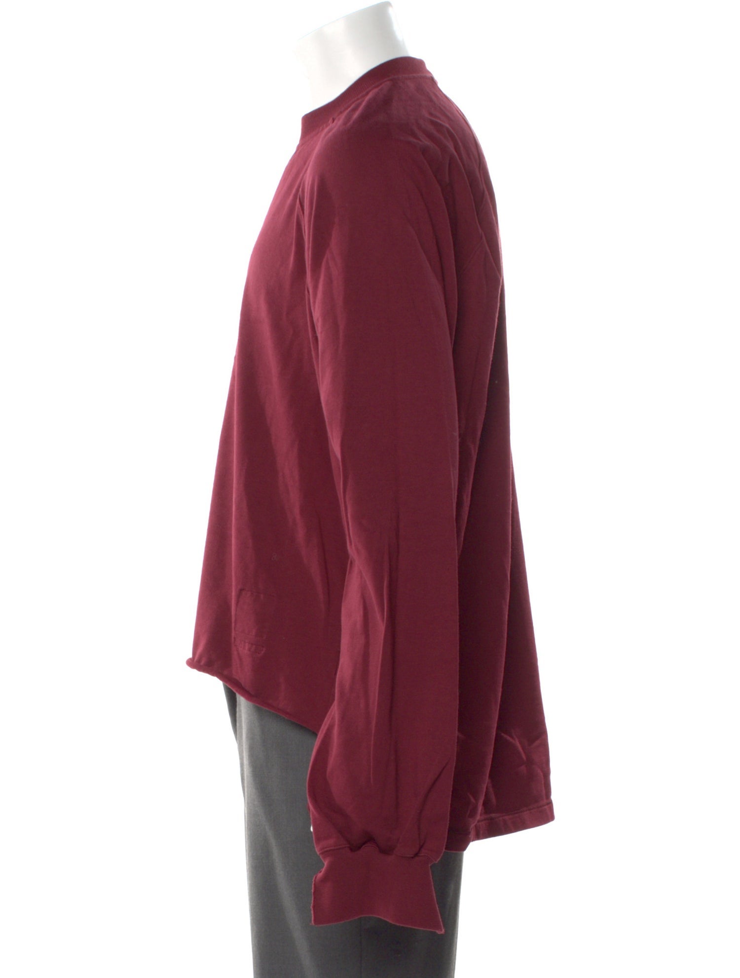 Rick Owens Crew Neck Long Sleeve Pullover