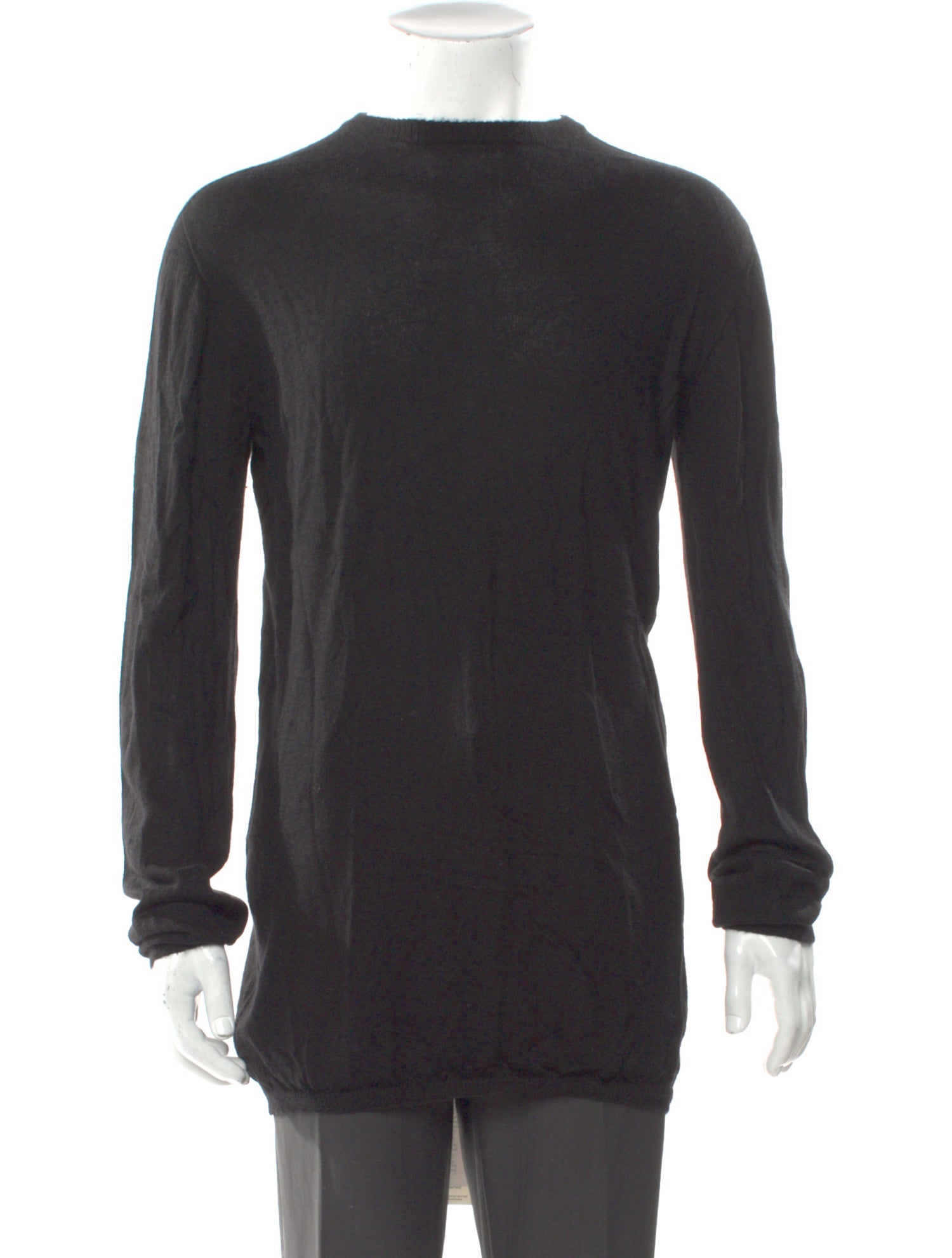 Rick Owens Cashmere Crew Neck Pullover