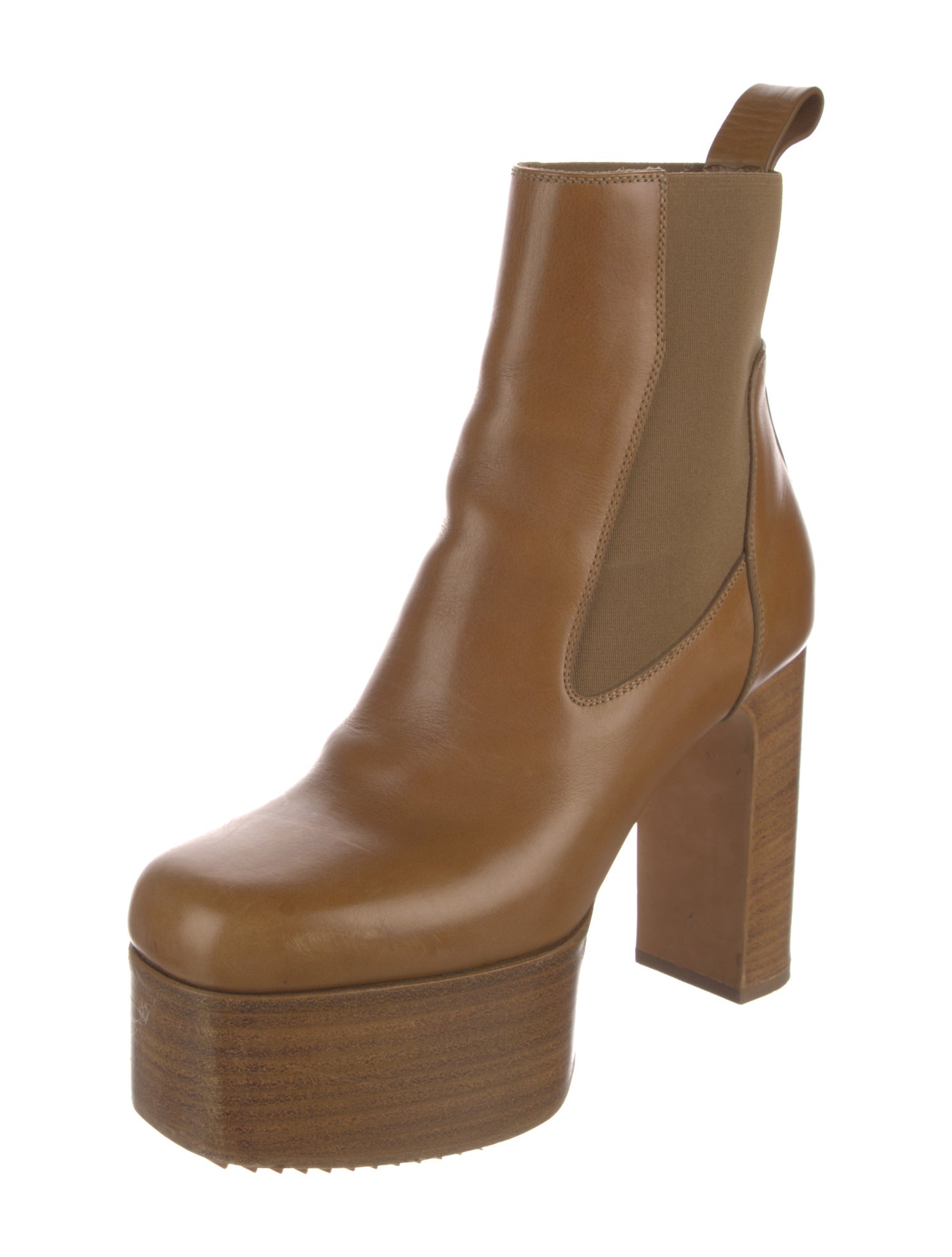 Rick Owens Leather Chelsea Boots