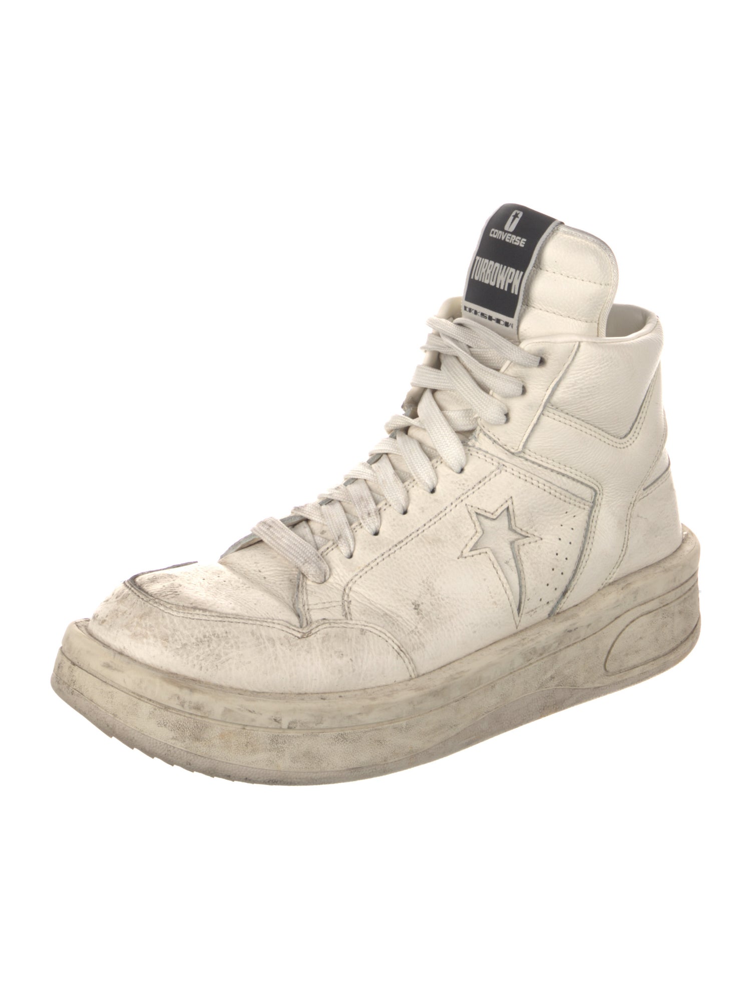 Rick Owens Leather Sneakers