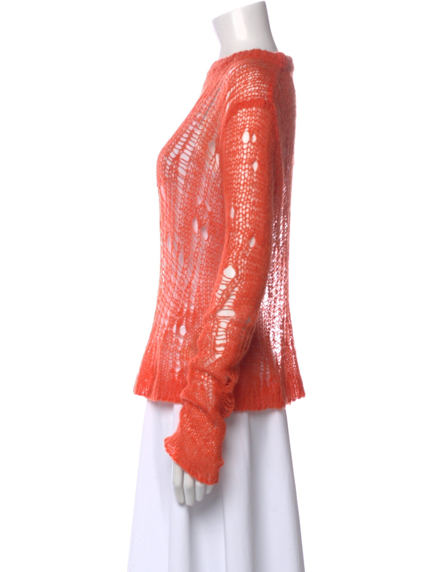 Rick Owens Patterned Crew Neck Top