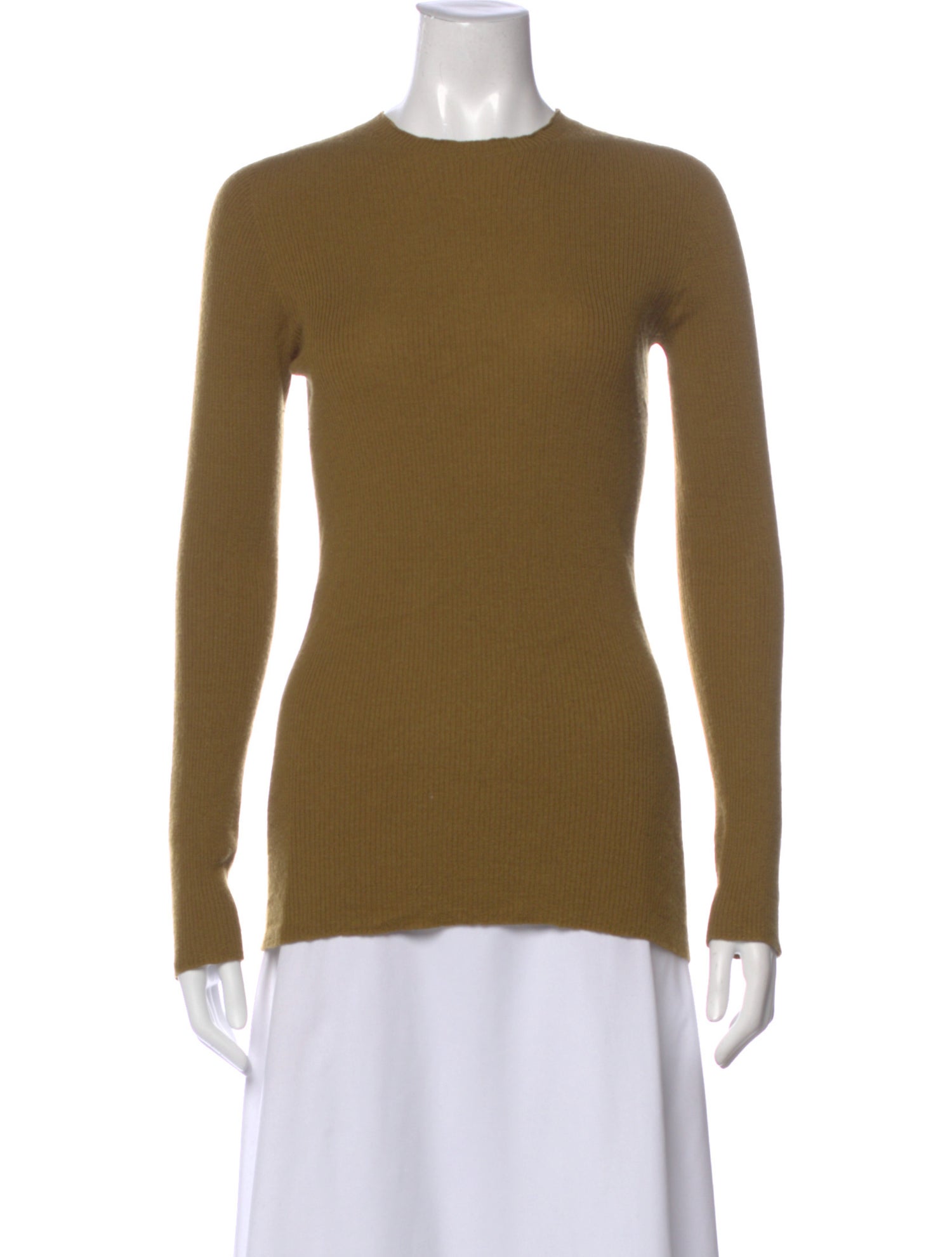 Rick Owens Virgin Wool Crew Neck Top