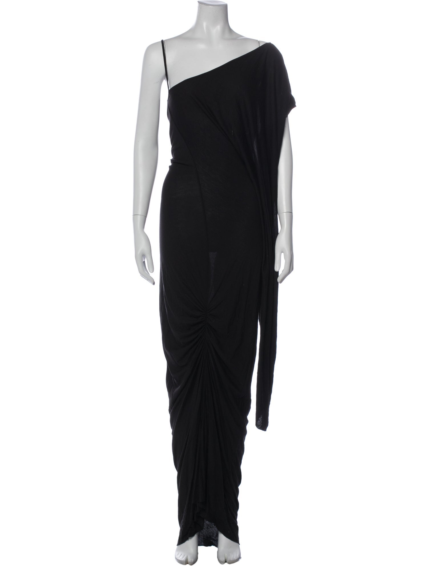 Rick Owens One-Shoulder Long Dress