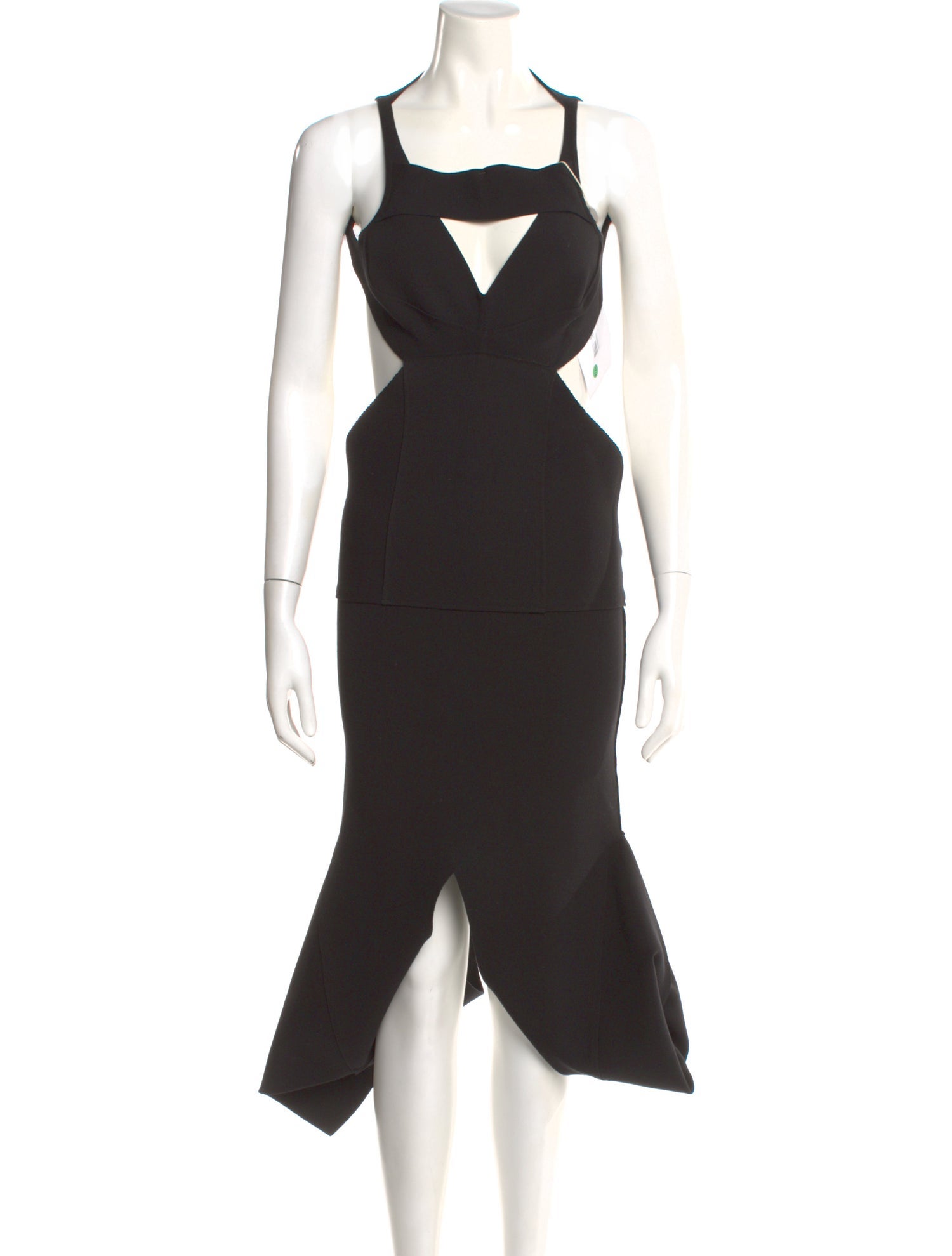 Rick Owens Square Neckline Midi Length Dress w/ Tags