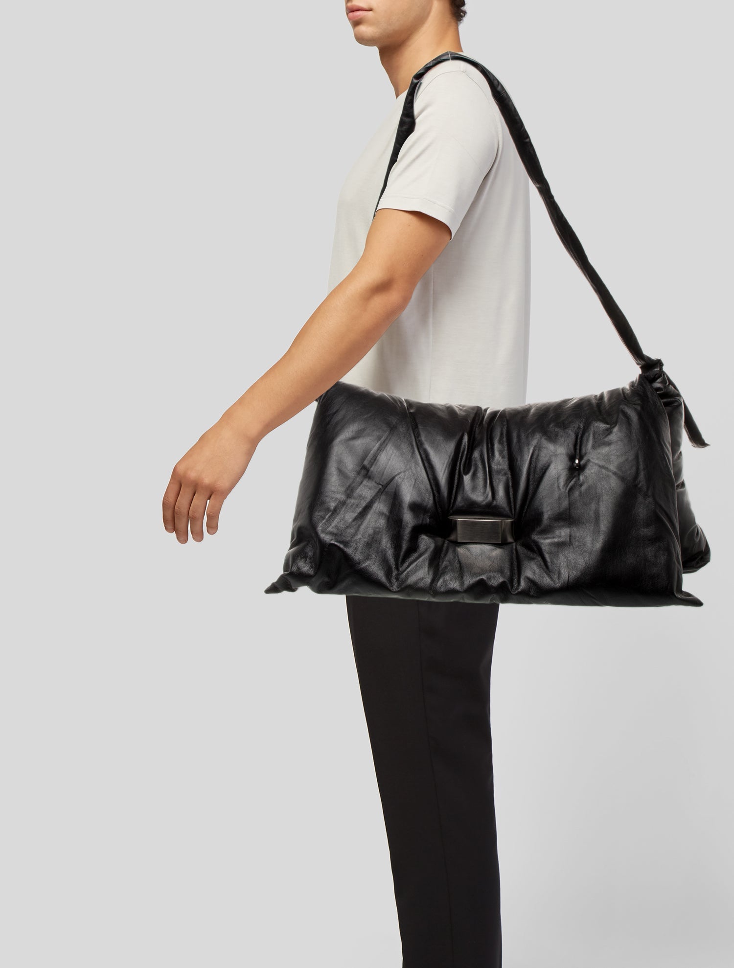 Rick Owens Leather Crossbody Bag