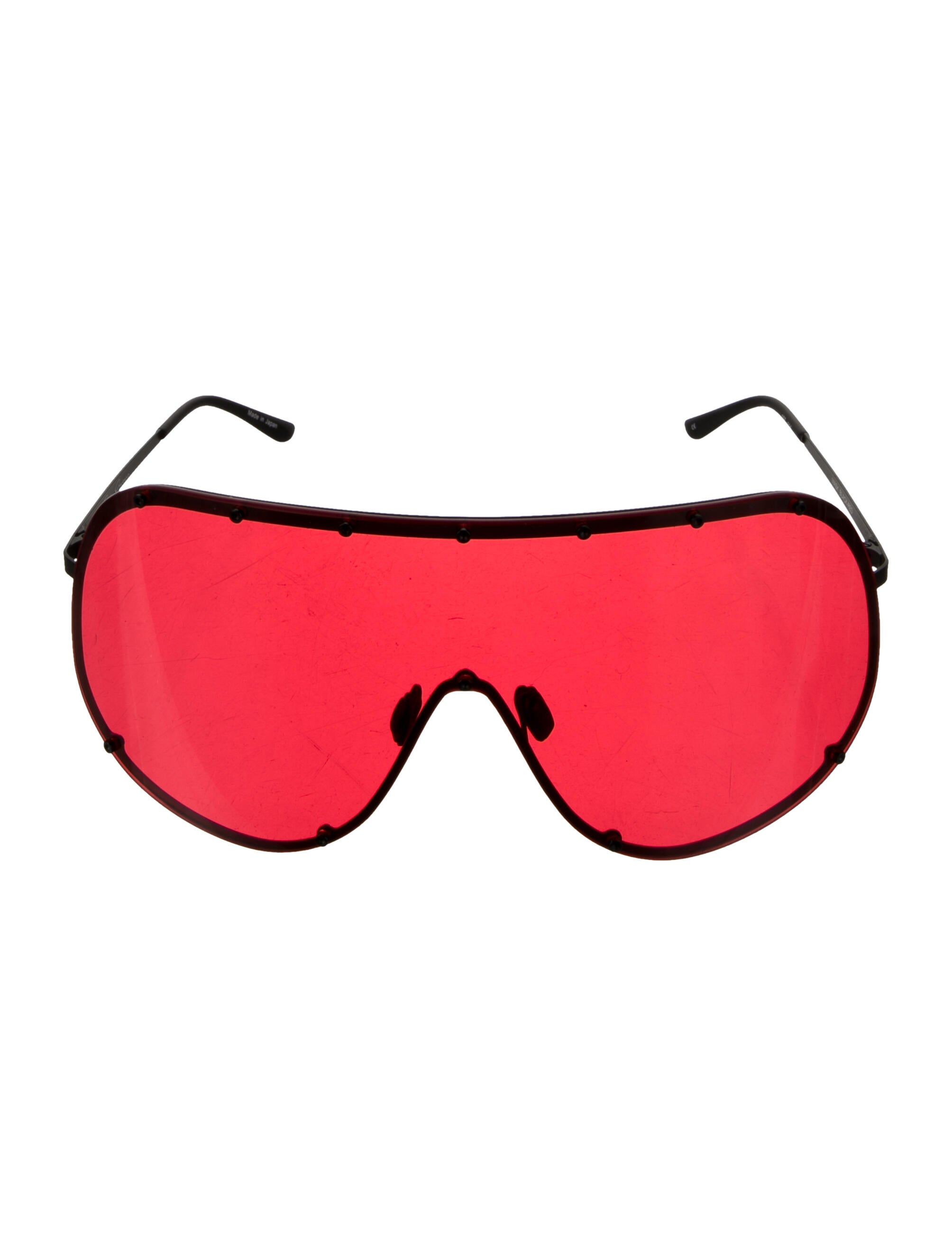 Rick Owens Shield Tinted Sunglasses