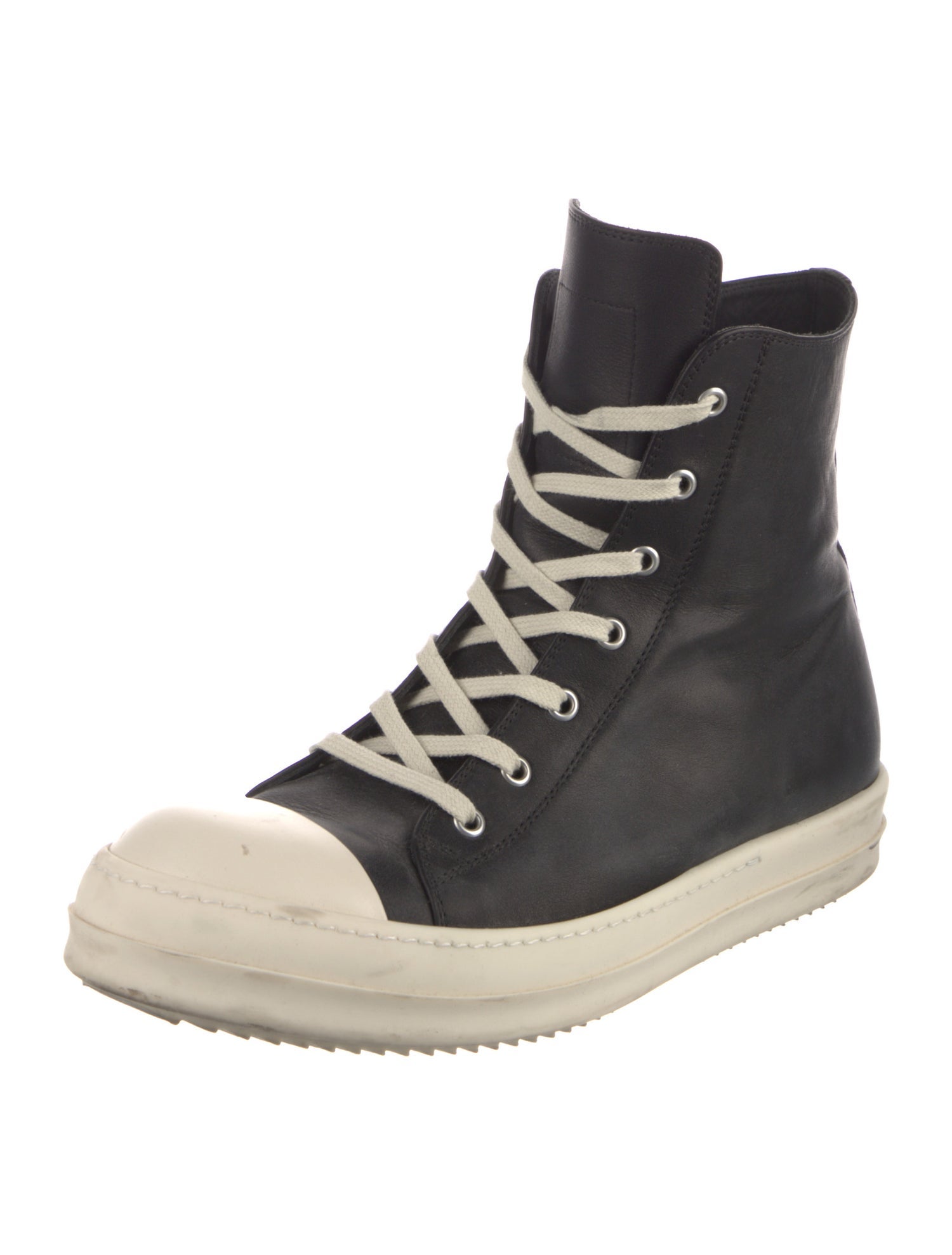 Rick Owens Leather Sneakers