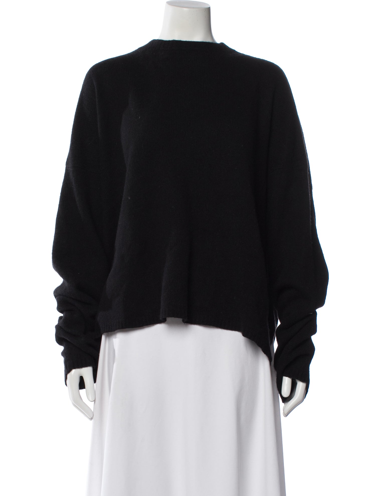 Rick Owens Cashmere Mock Neck Sweater