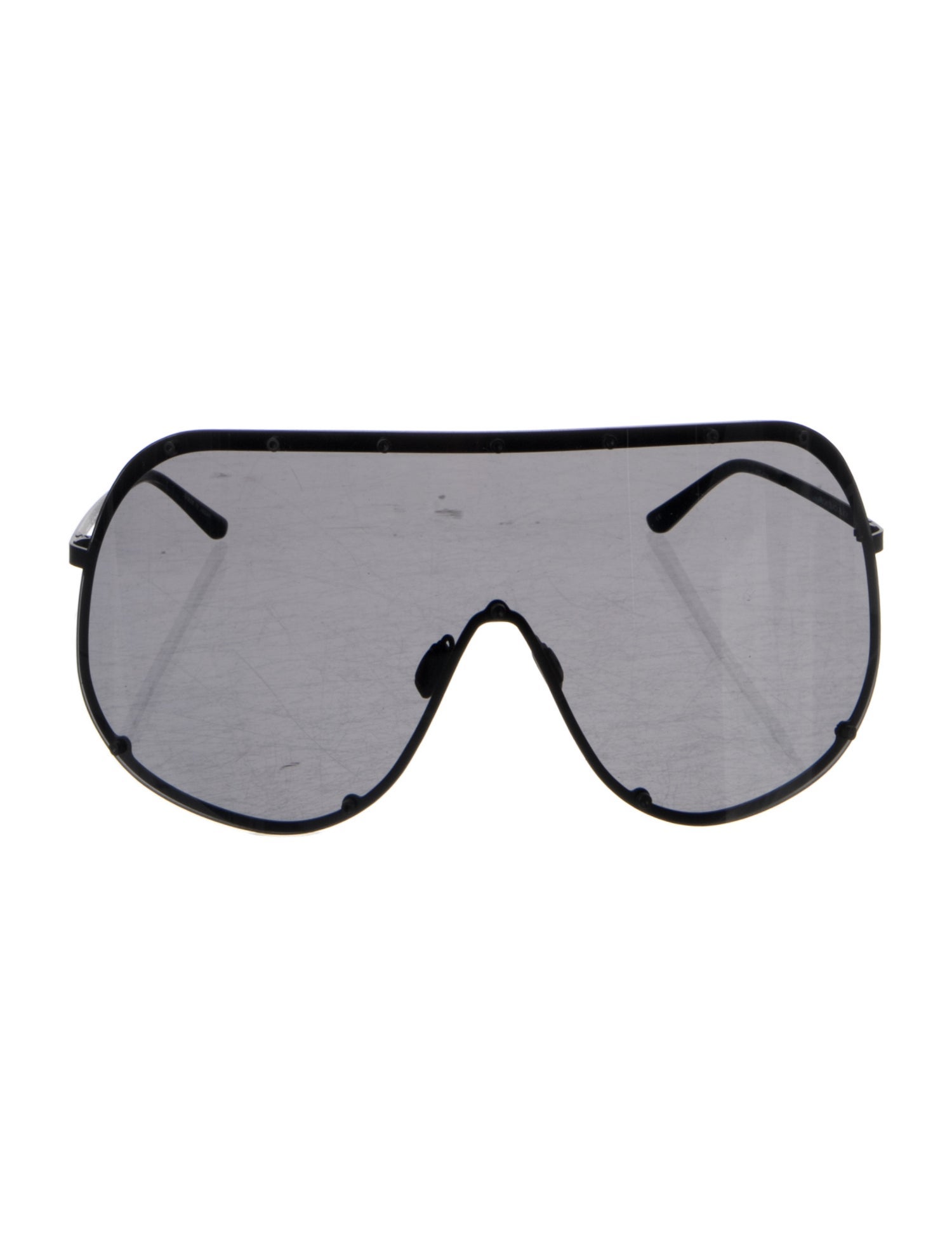 Rick Owens Shield Tinted Sunglasses