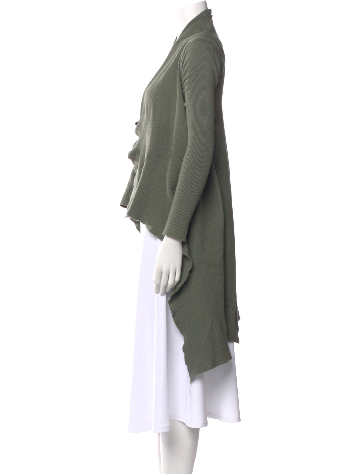 Rick Owens Virgin Wool Open Front Sweater w/ Tags