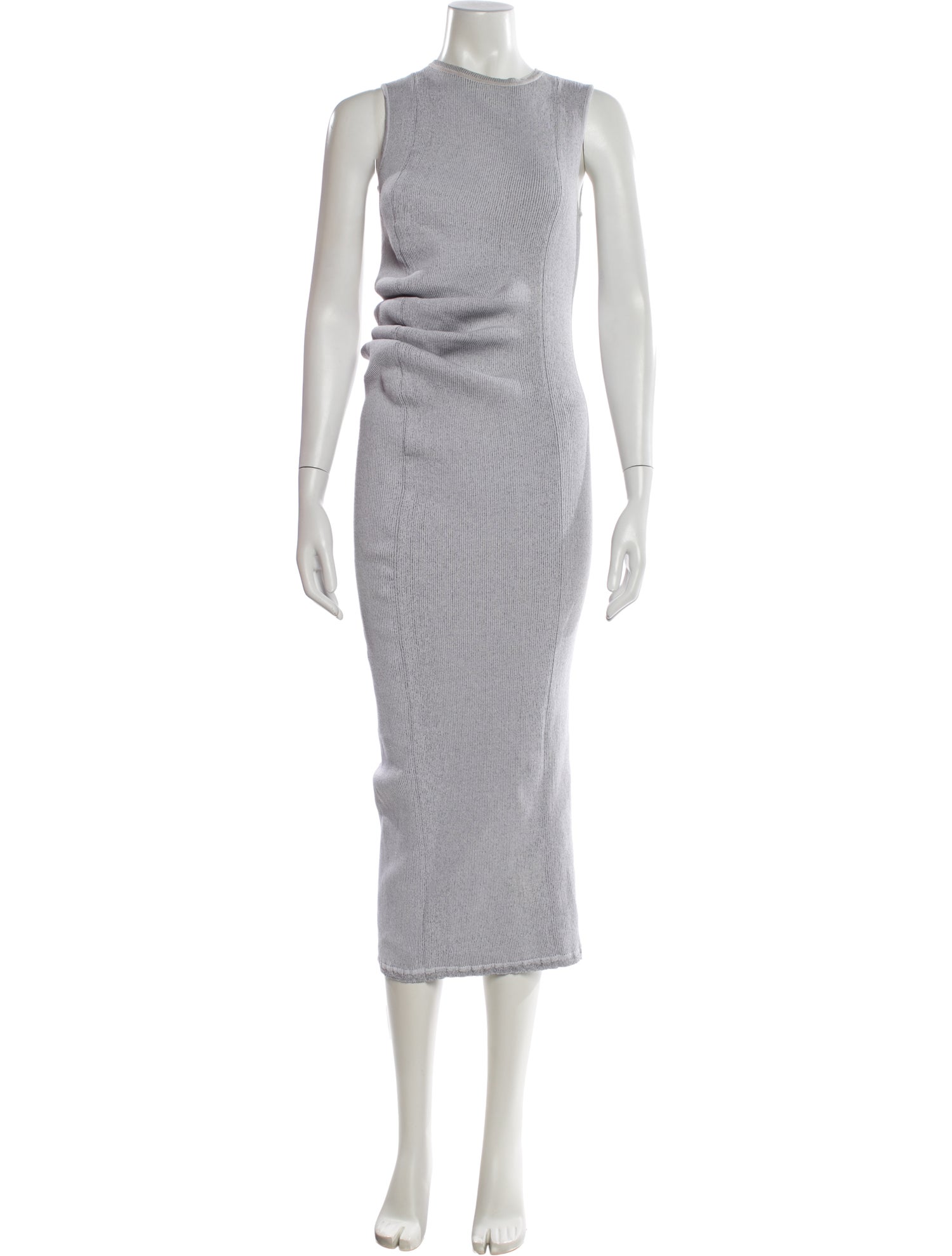 Rick Owens Crew Neck Long Dress
