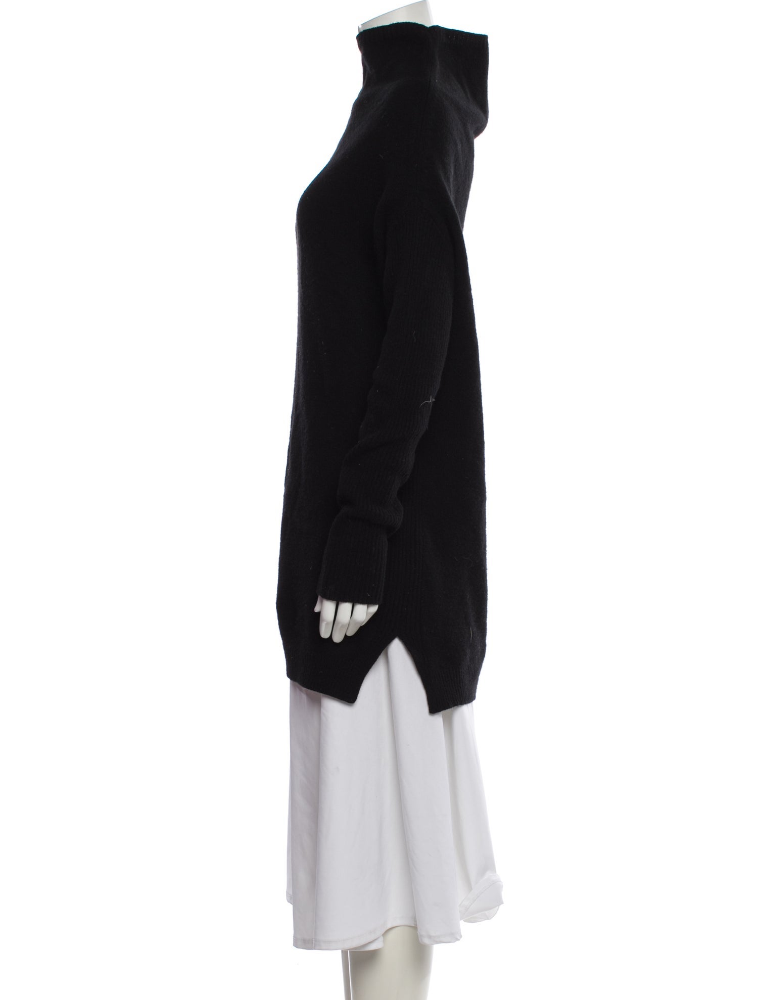 Rick Owens Cashmere Mock Neck Sweater