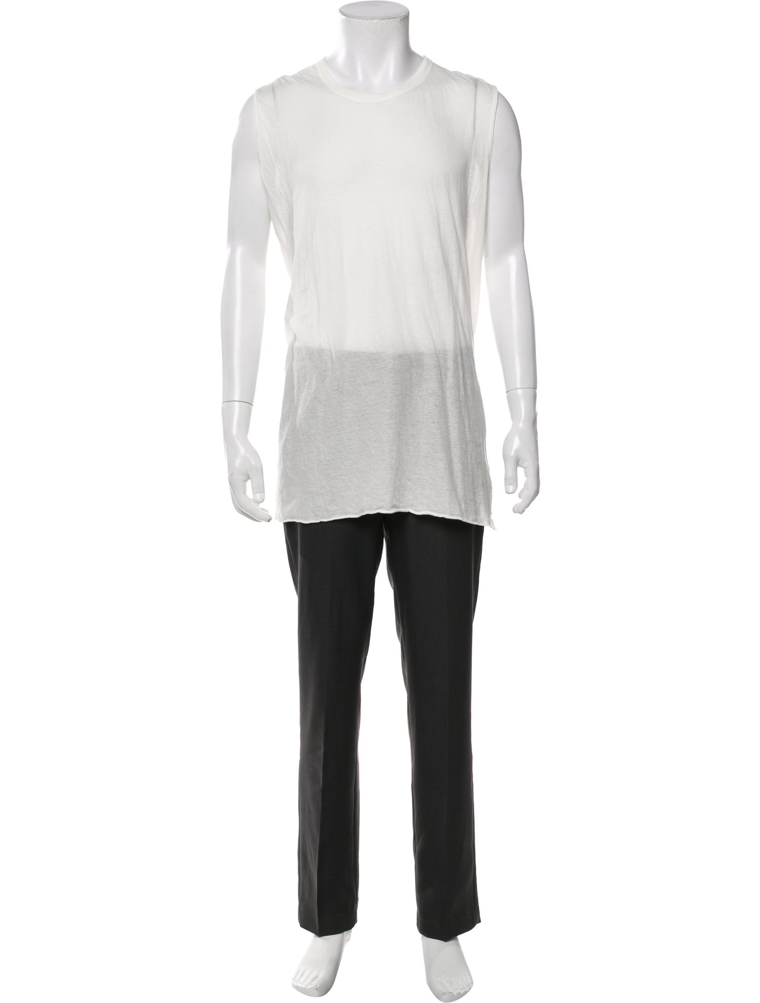 Rick Owens Scoop Neck Sleeveless T-Shirt w/ Tags