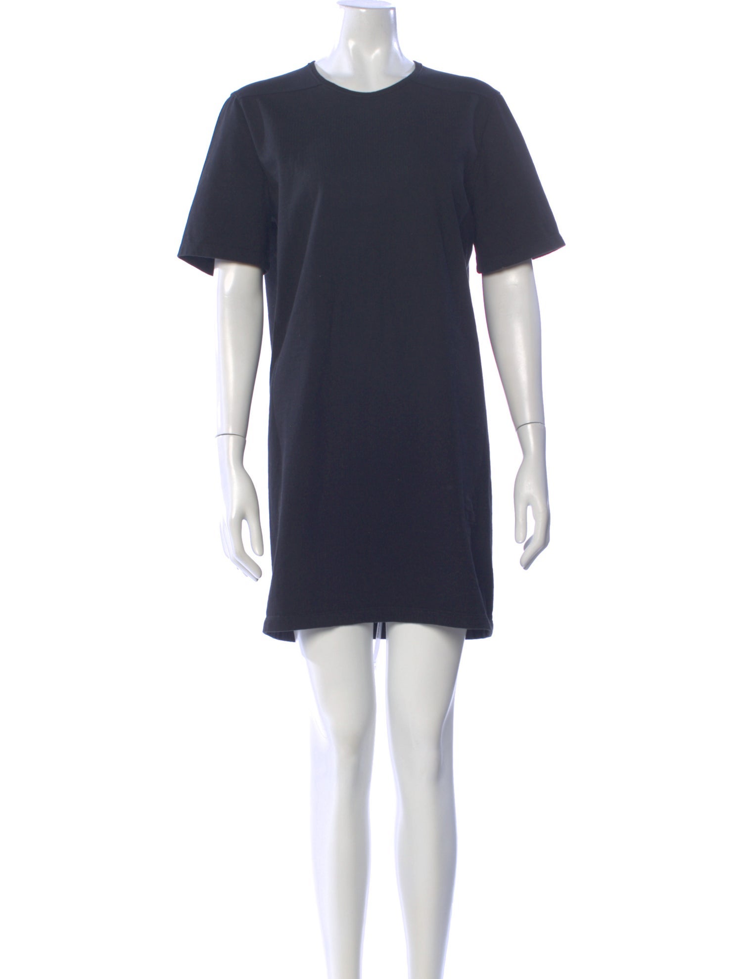 Rick Owens Crew Neck Mini Dress