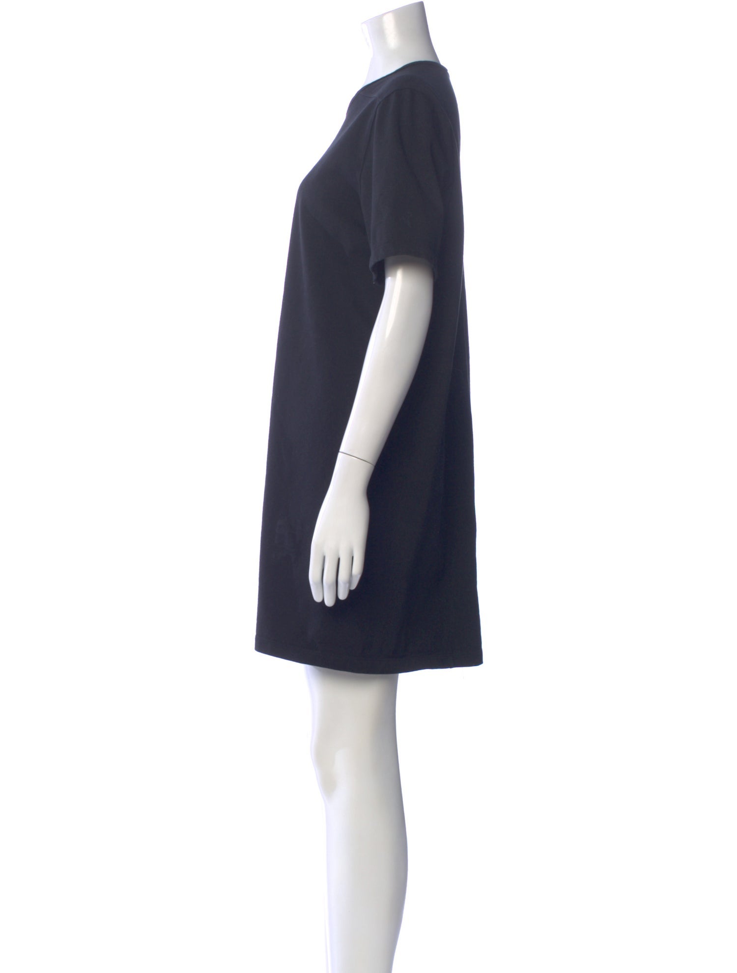 Rick Owens Crew Neck Mini Dress
