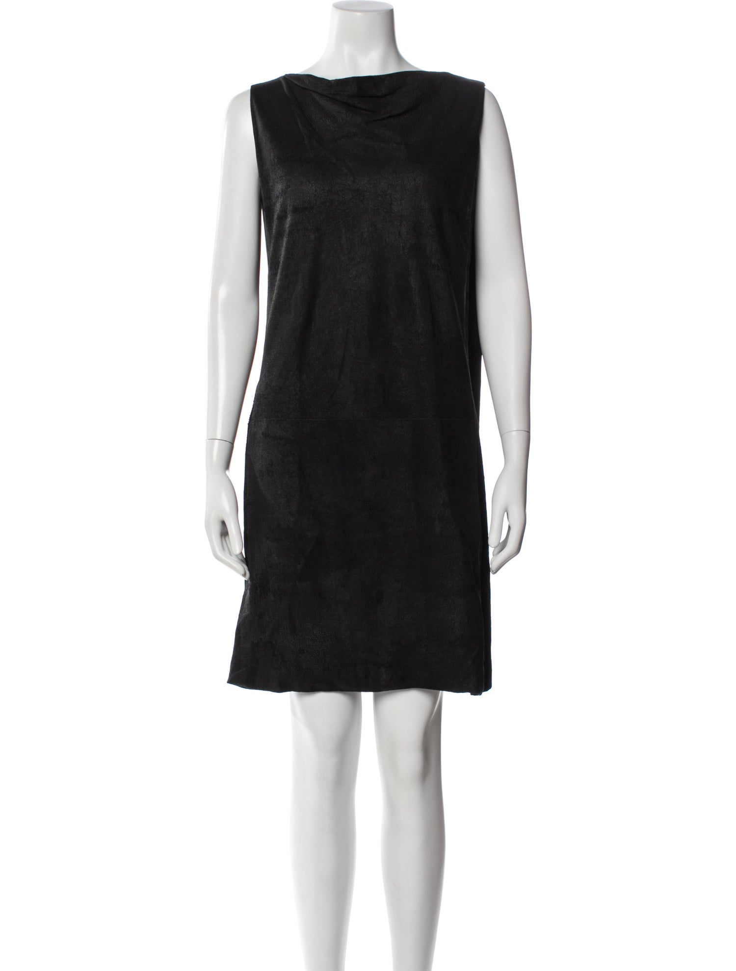 Rick Owens Lamb Leather Mini Dress