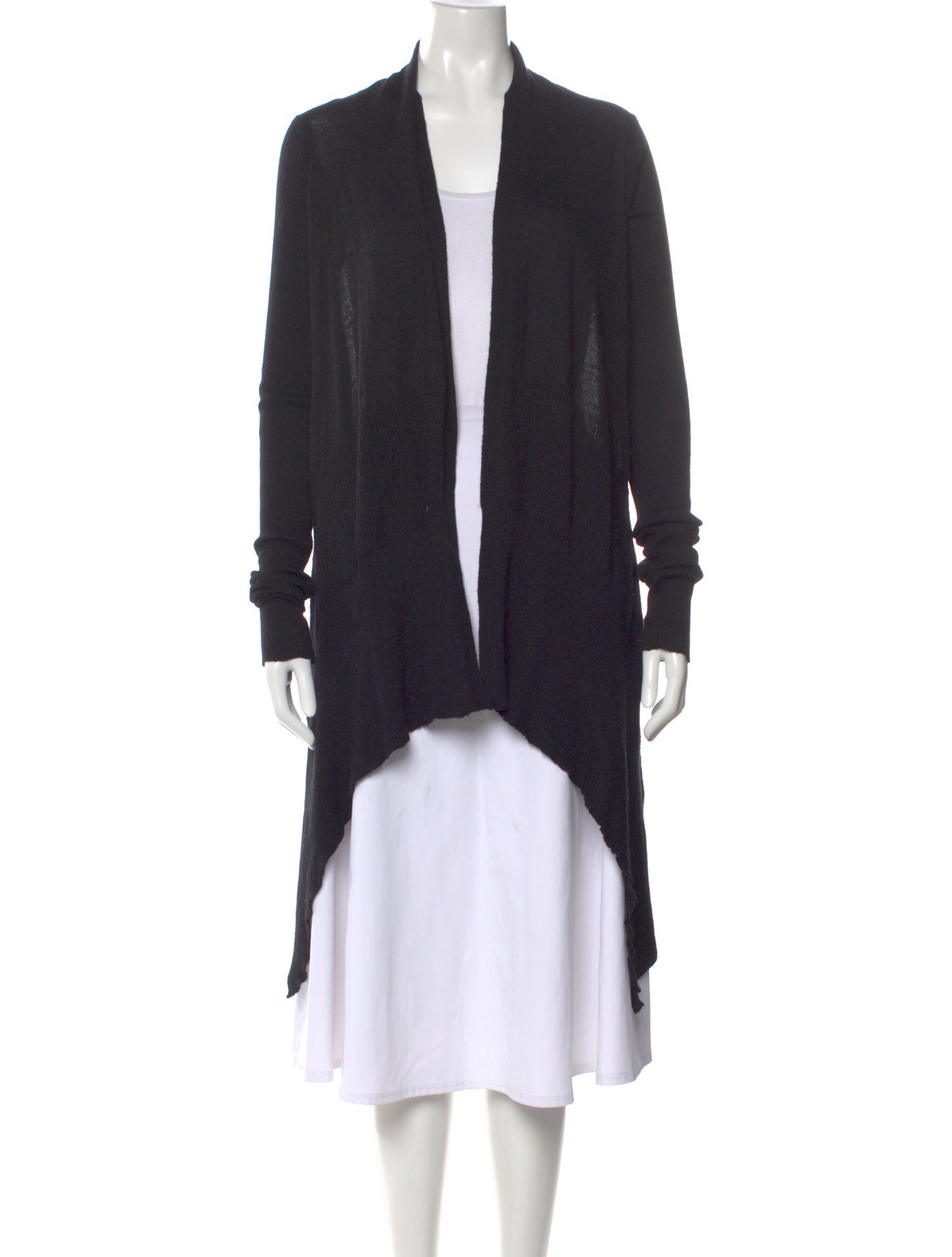 Rick Owens Alpaca Open Front Sweater