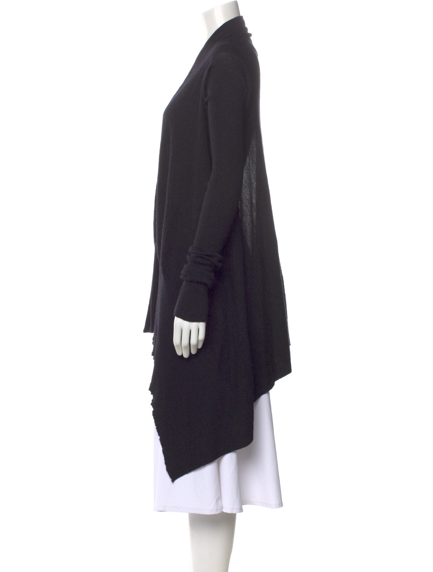 Rick Owens Alpaca Open Front Sweater